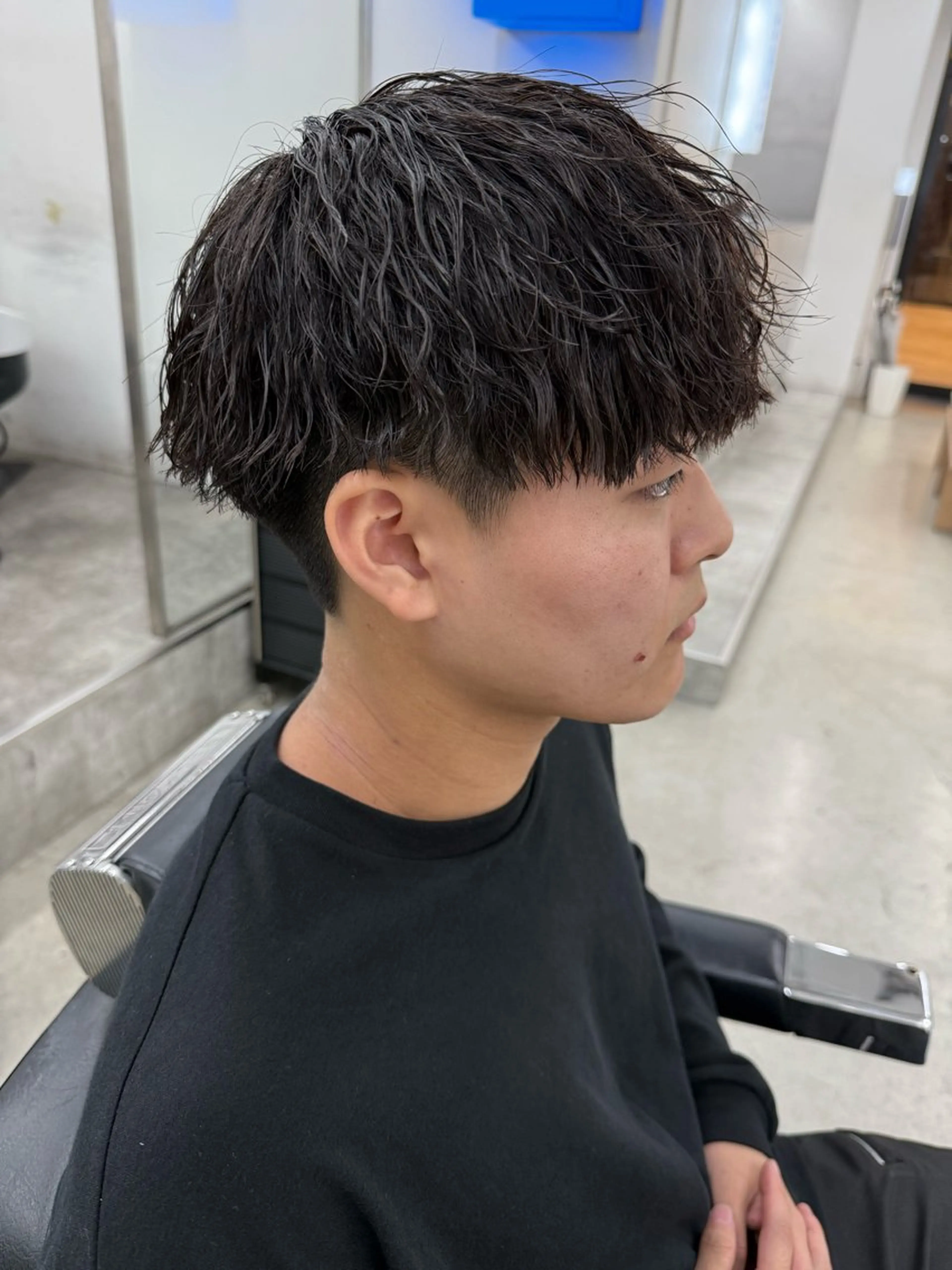 ショート パーマ メンズ カット パーマ トリートメント 亀井隆汰/メンズ専門 パーマ特化美容師のヘアスタイル