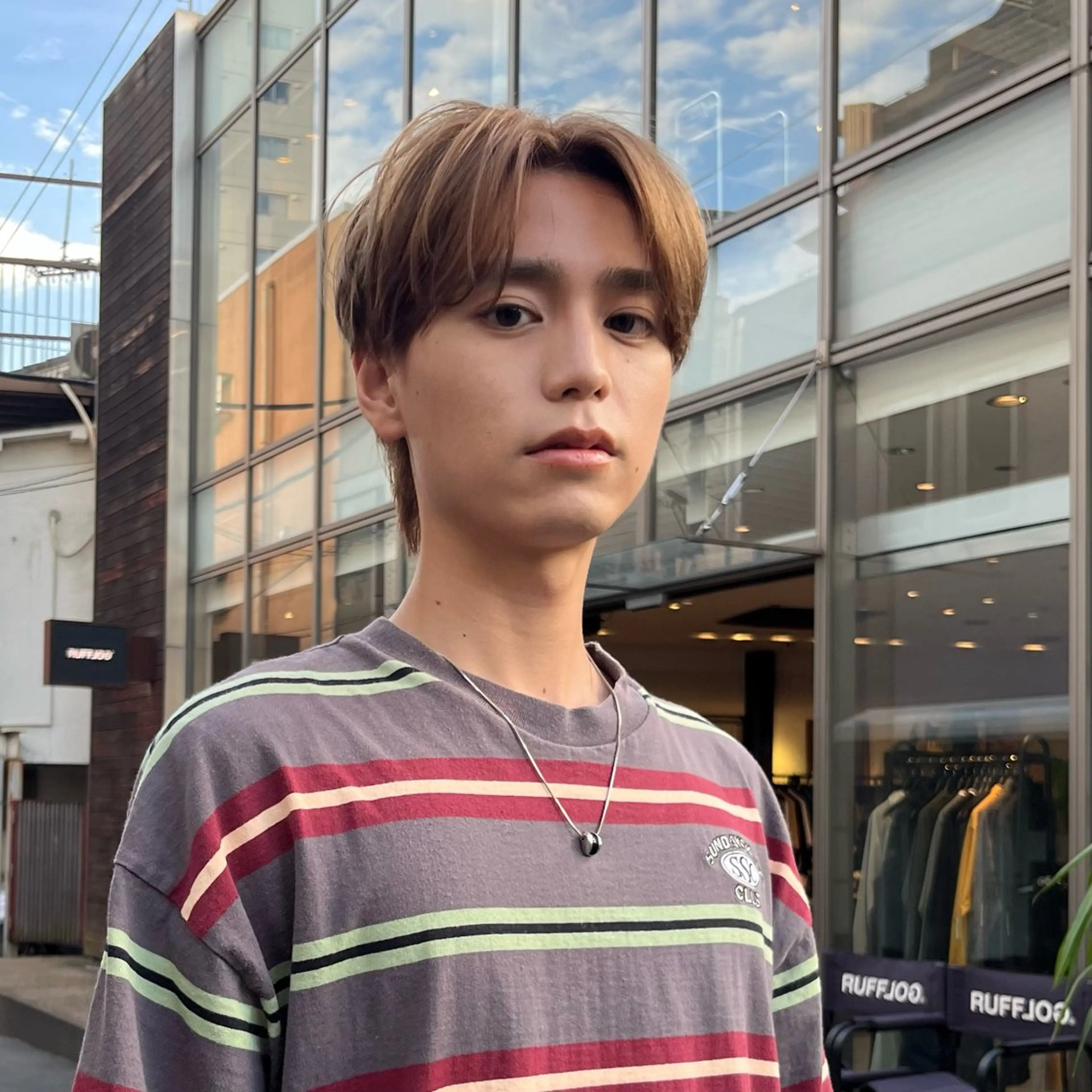 カラー パーマ メンズ GROW middle所属・メンズカット/パーマ 山梨 洸のヘアスタイル