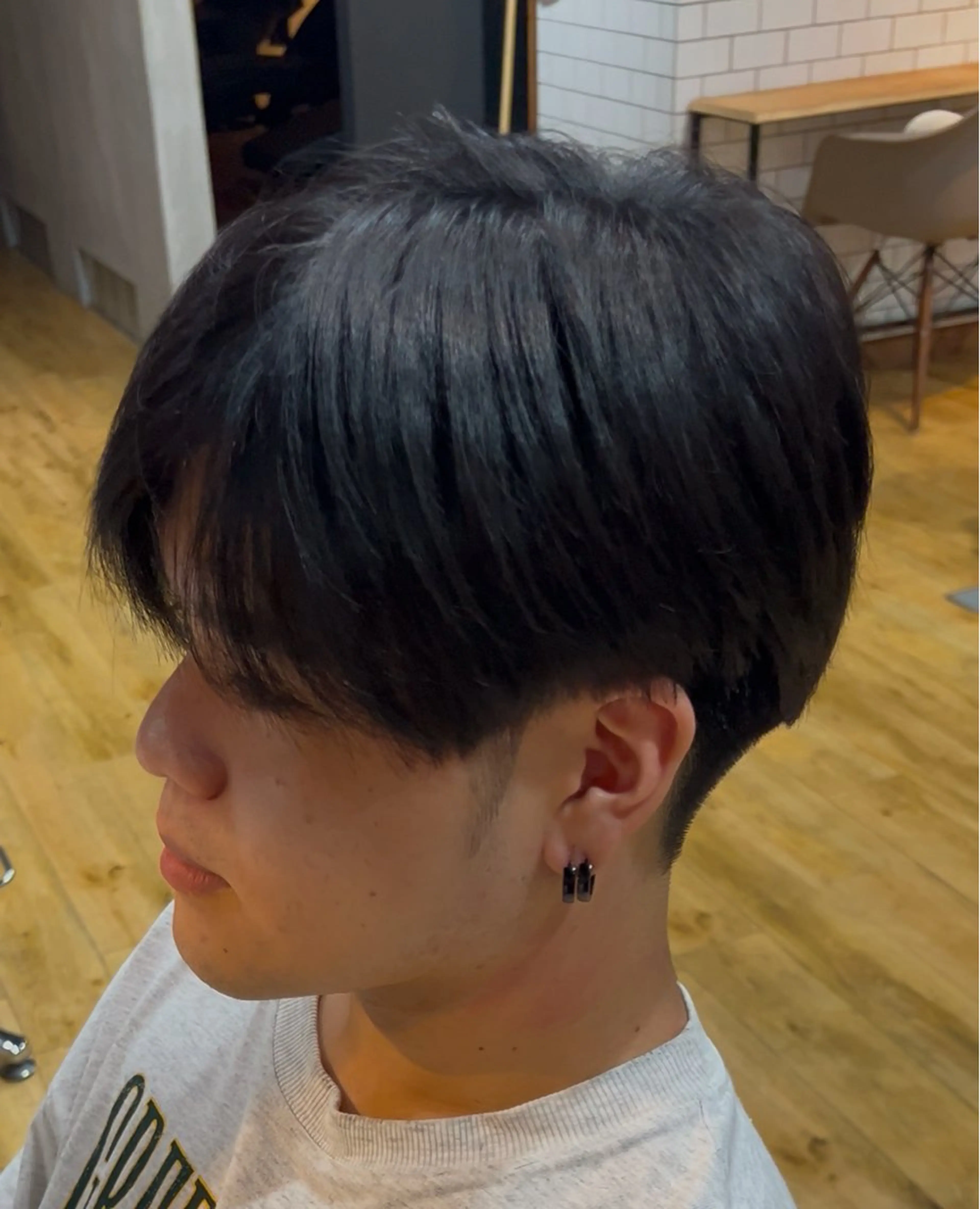 メンズ マッシュ シースルーマッシュ 刈り上げ Direct aoiのヘアスタイル