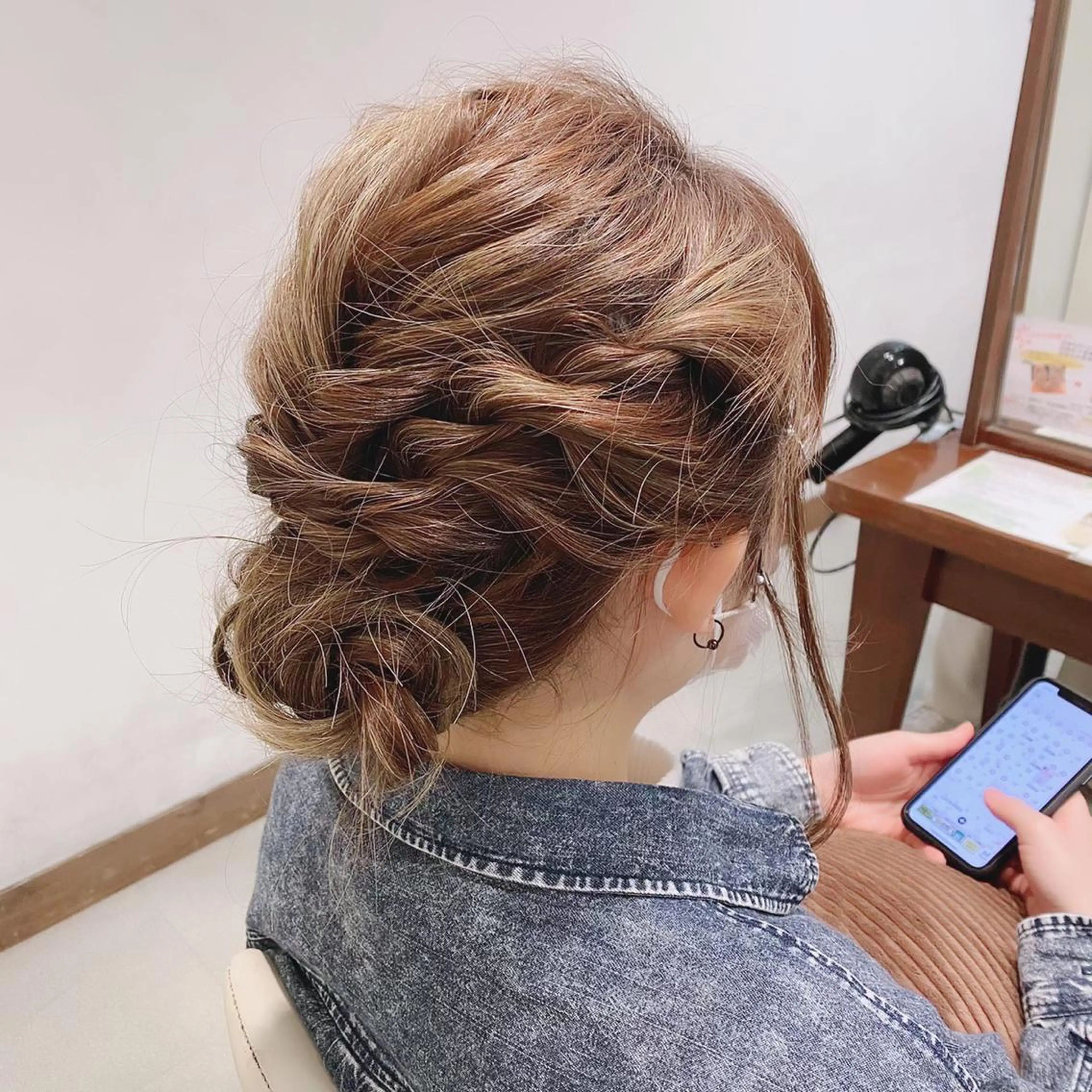 ロング ヘアアレンジ 黒川 結希のヘアスタイル