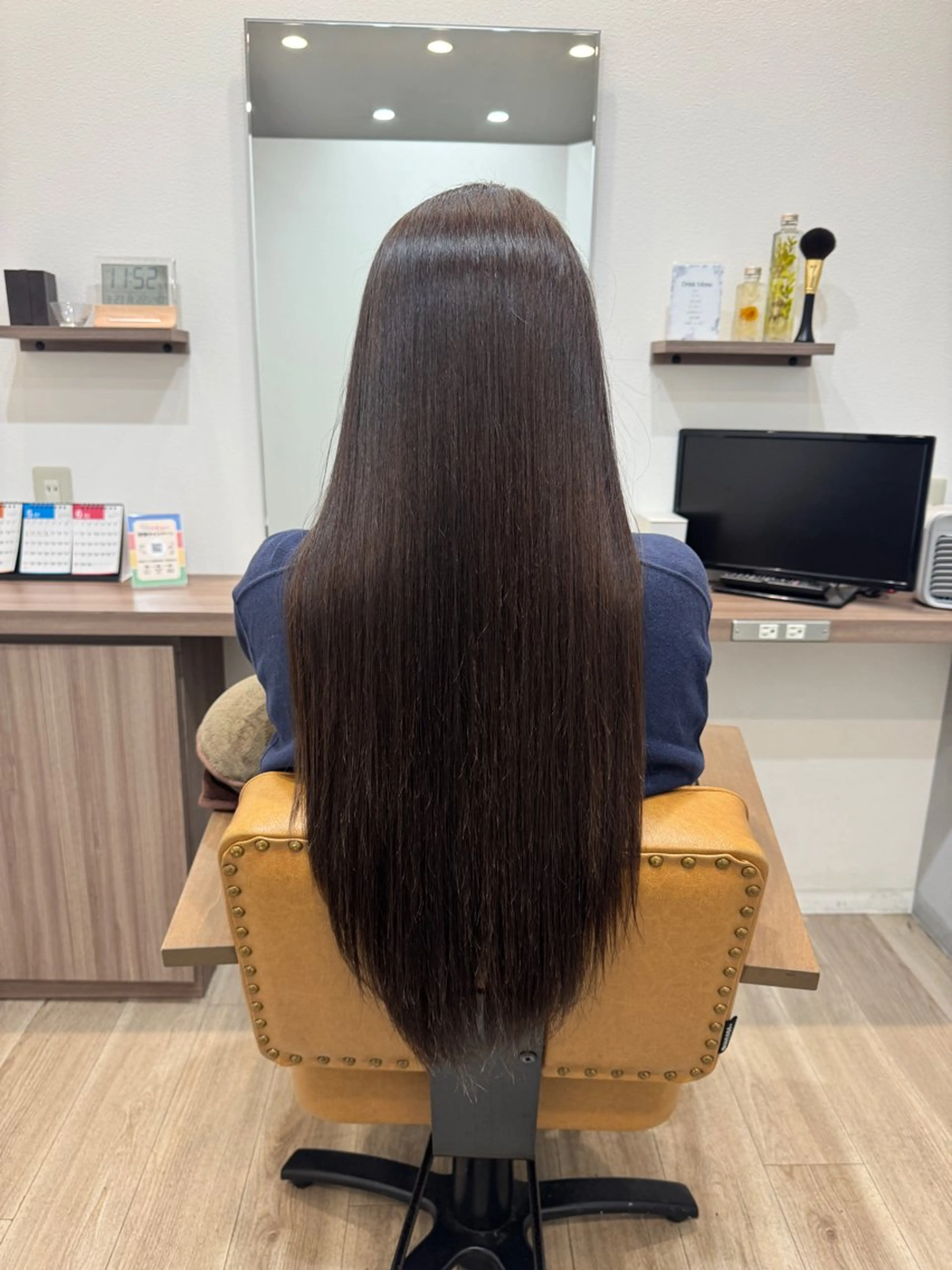 ロング カラー 透明感カラー 髪質改善 トリートメント カット ヘアカラー トリートメント 望月 美那のヘアスタイル