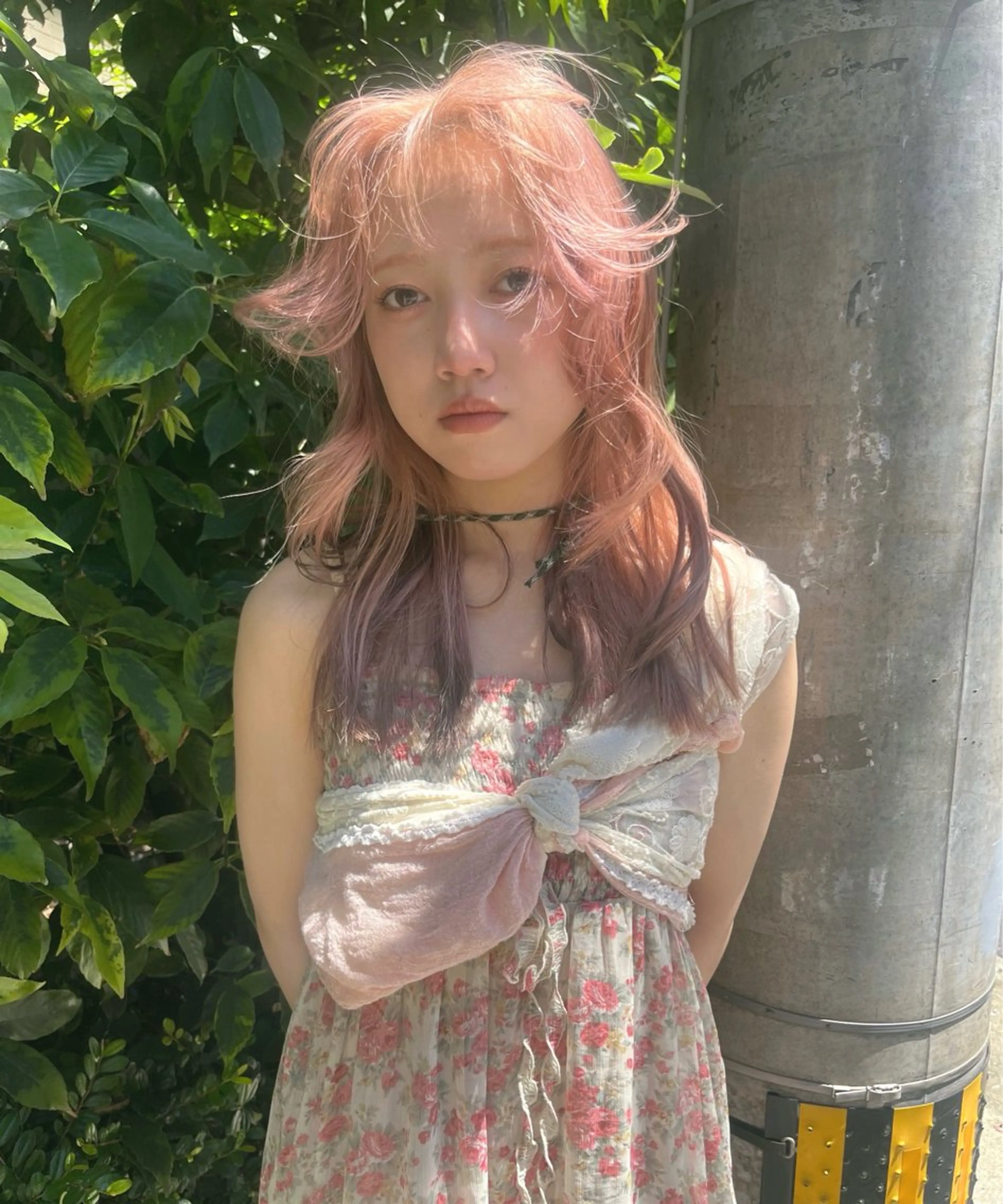 【19時​〜​限定🪞ブリーチモデル＋レイヤーカット🎀】艶感たっぷりなハイトーン★柔らかく動くレイヤーカット✂️の写真