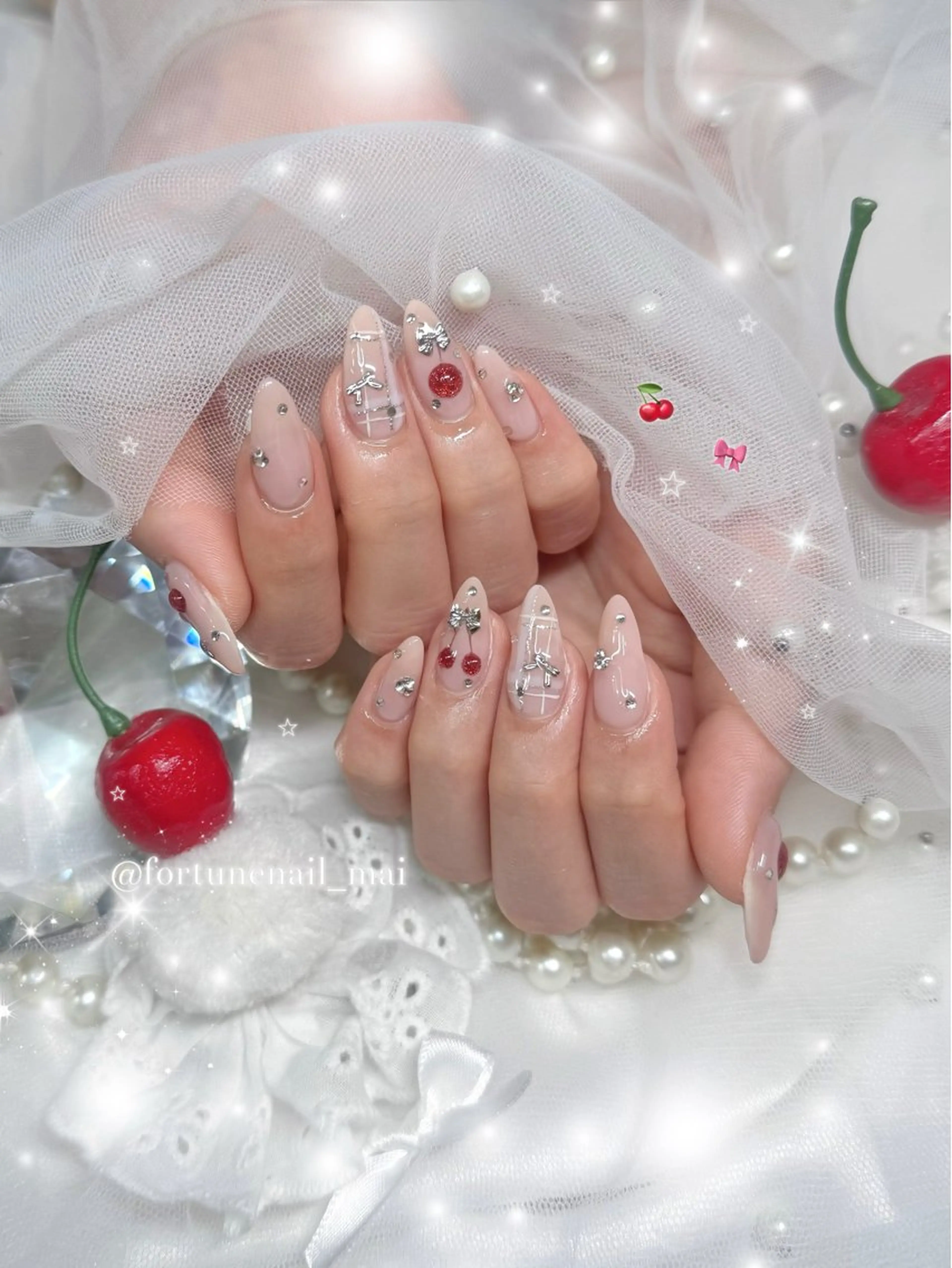 ネイル ハンドネイル 🎀Mai 🎀4/1空✩.*のネイルデザイン