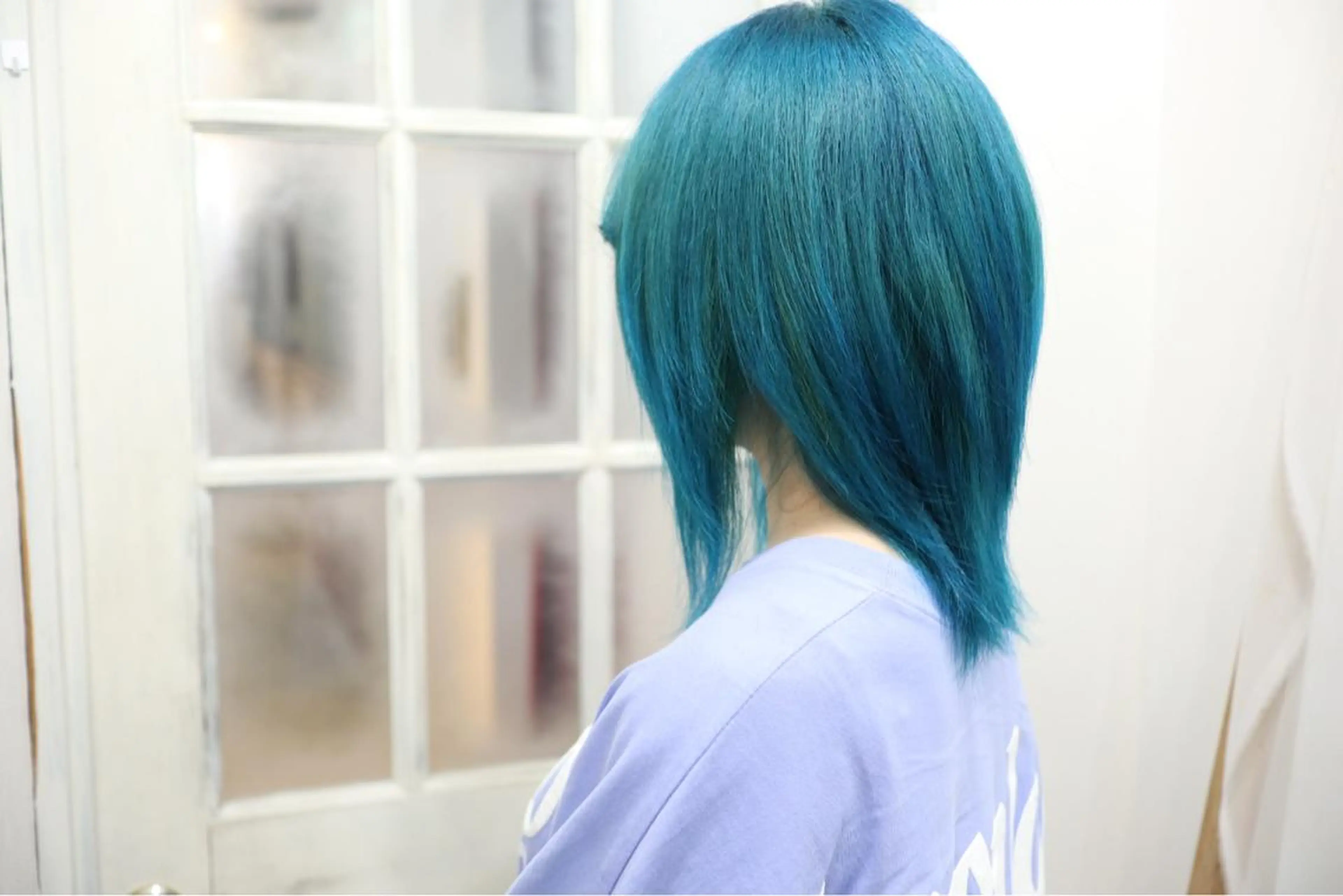 セミロング カラー アディクシーカラー ベージュカラー ブリーチ ケアブリーチ ダブルカラー ヘアカラー トリートメント ✨池袋ブリーチ特化 Hibiki✨のヘアスタイル