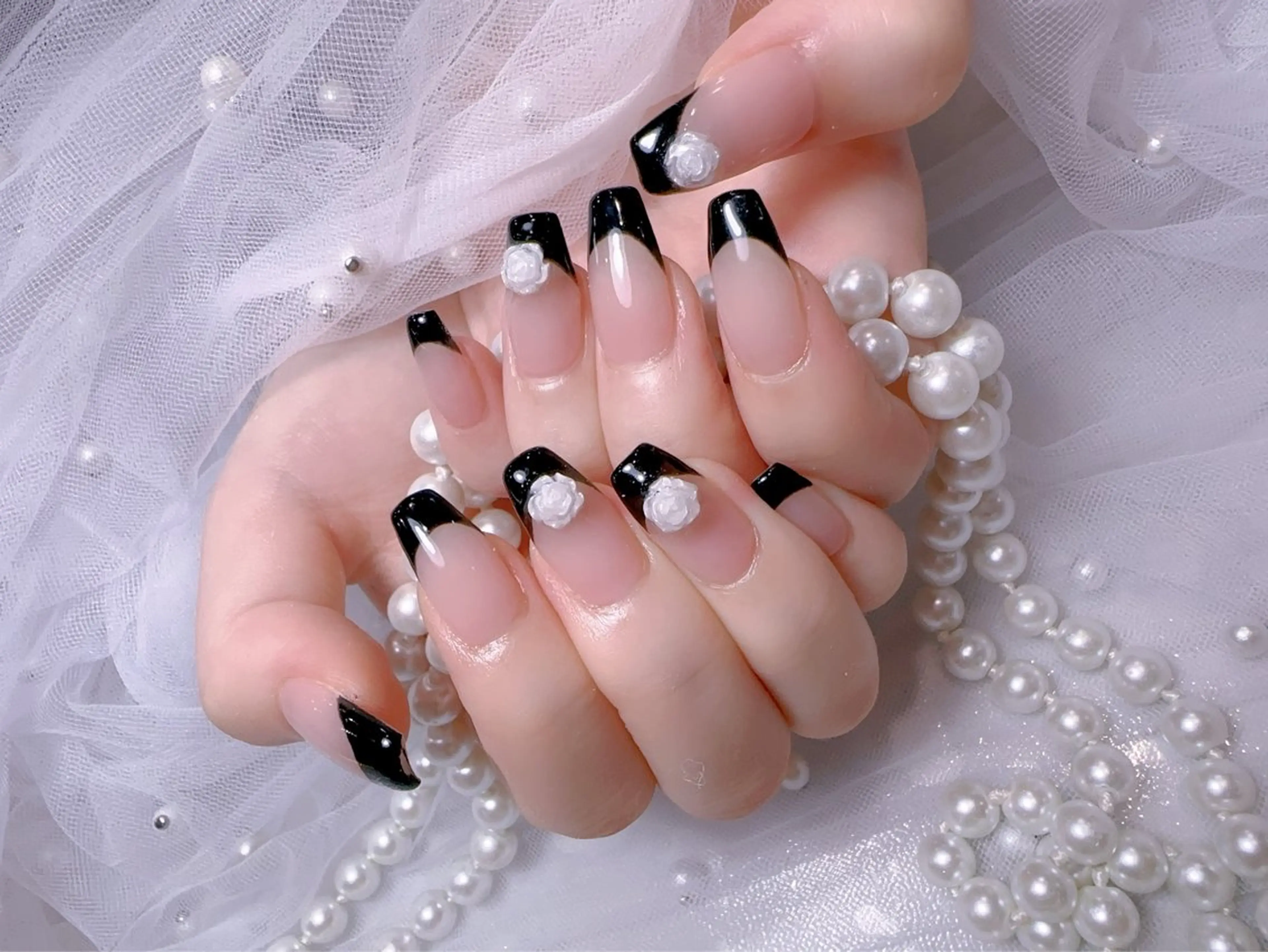 【HAND オフあり】フレンチ/ガラスフレンチの写真