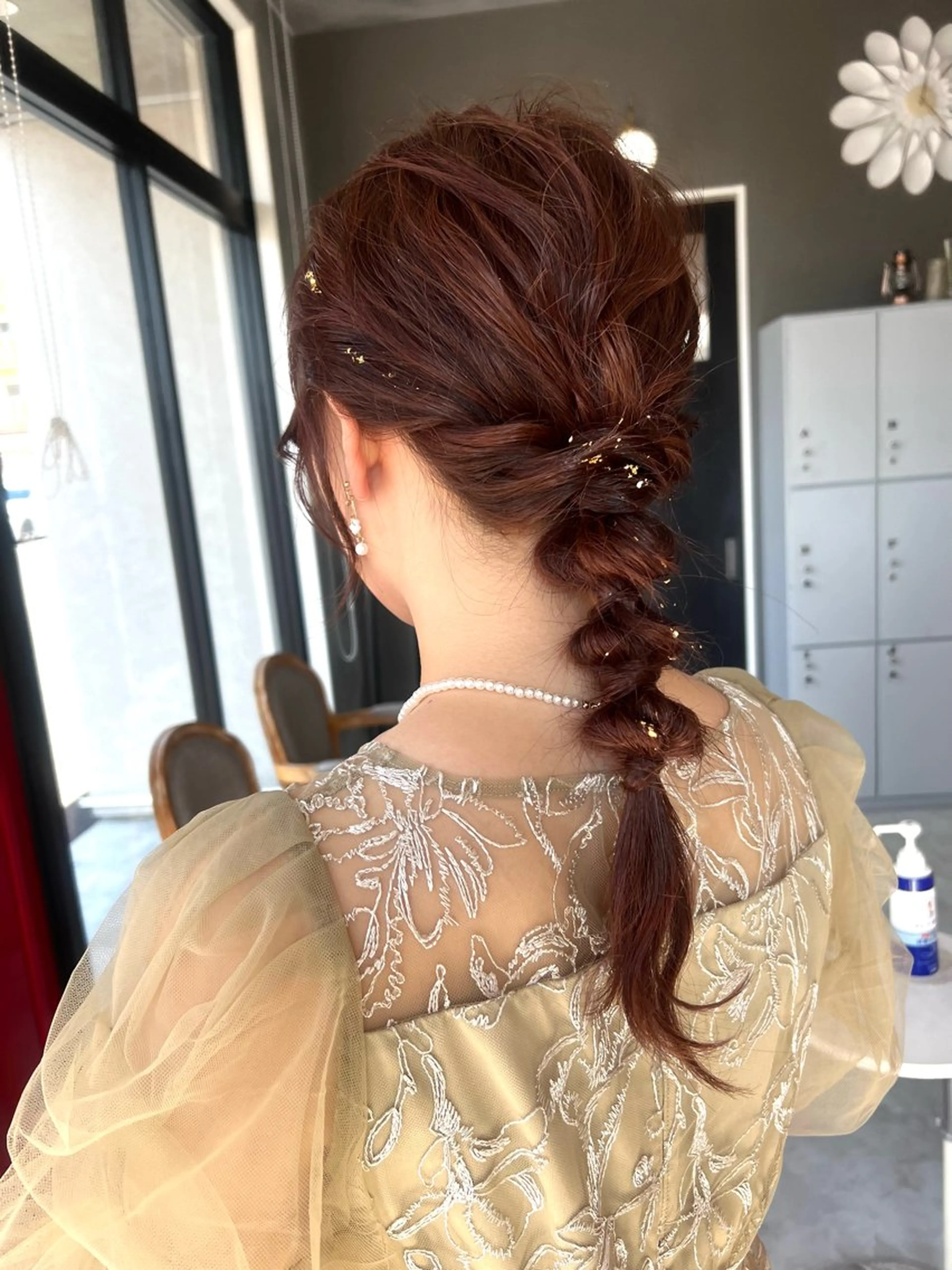 🫧【ヘアセット】 タイト/ゆるふわ/シニオン/編みおろしアレンジの写真