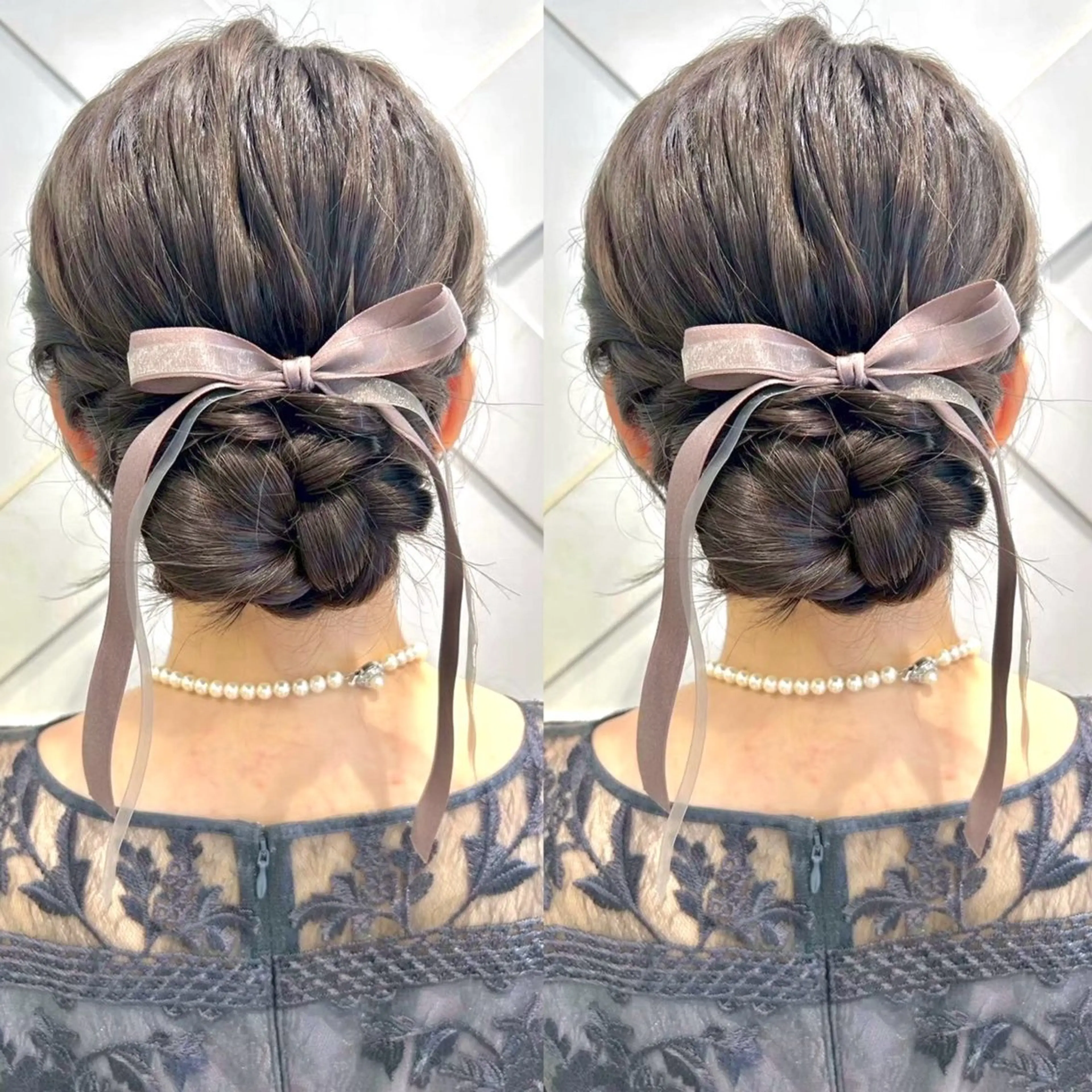 セミロング ヘアアレンジ ヘアセット ヘアメ🎀エクステ 🪽横浜/しほ🧸のヘアスタイル