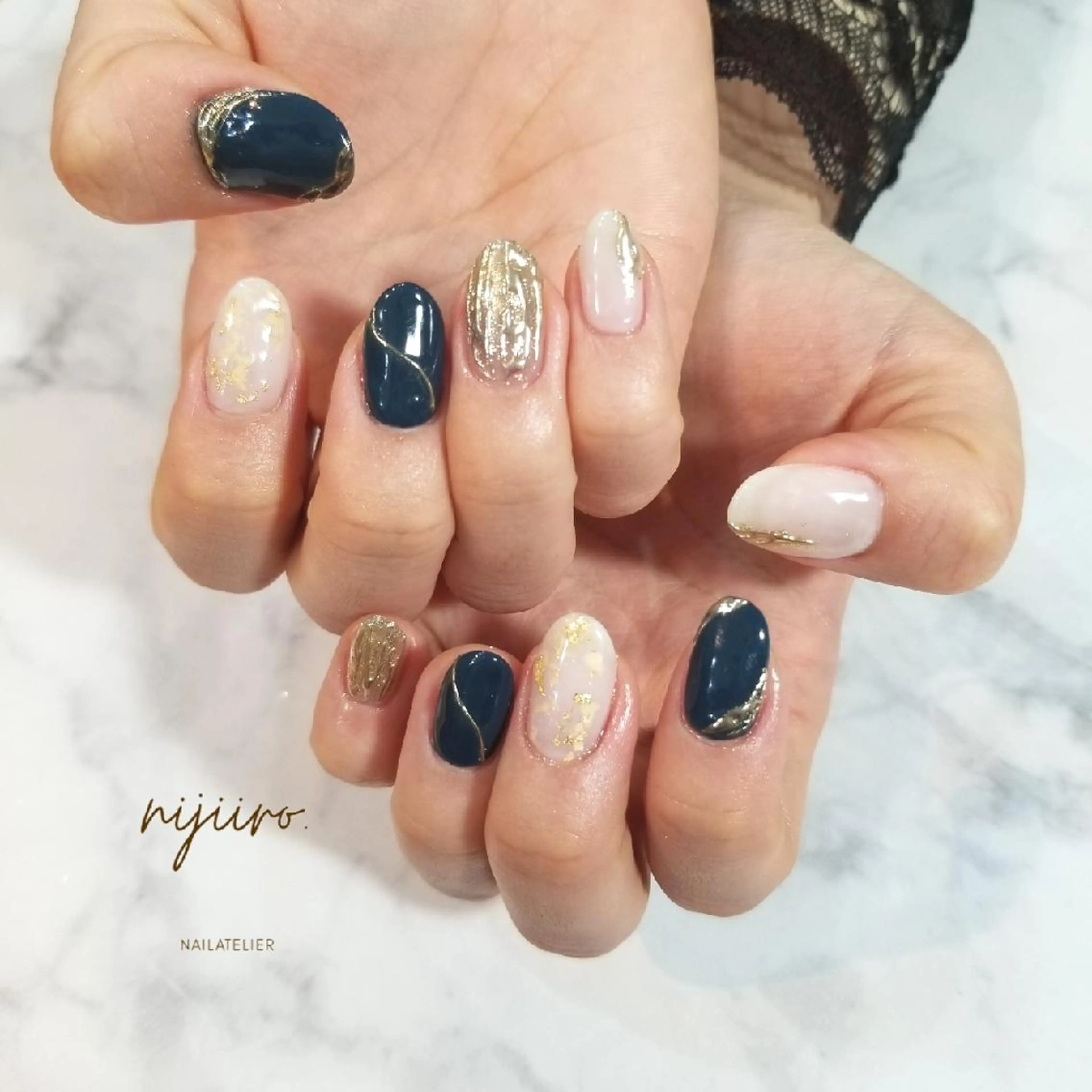 ネイル ニュアンスネイル ハンドネイル nailatelier nijiiro.所属・nijiiro🌈 サトウのネイルデザイン