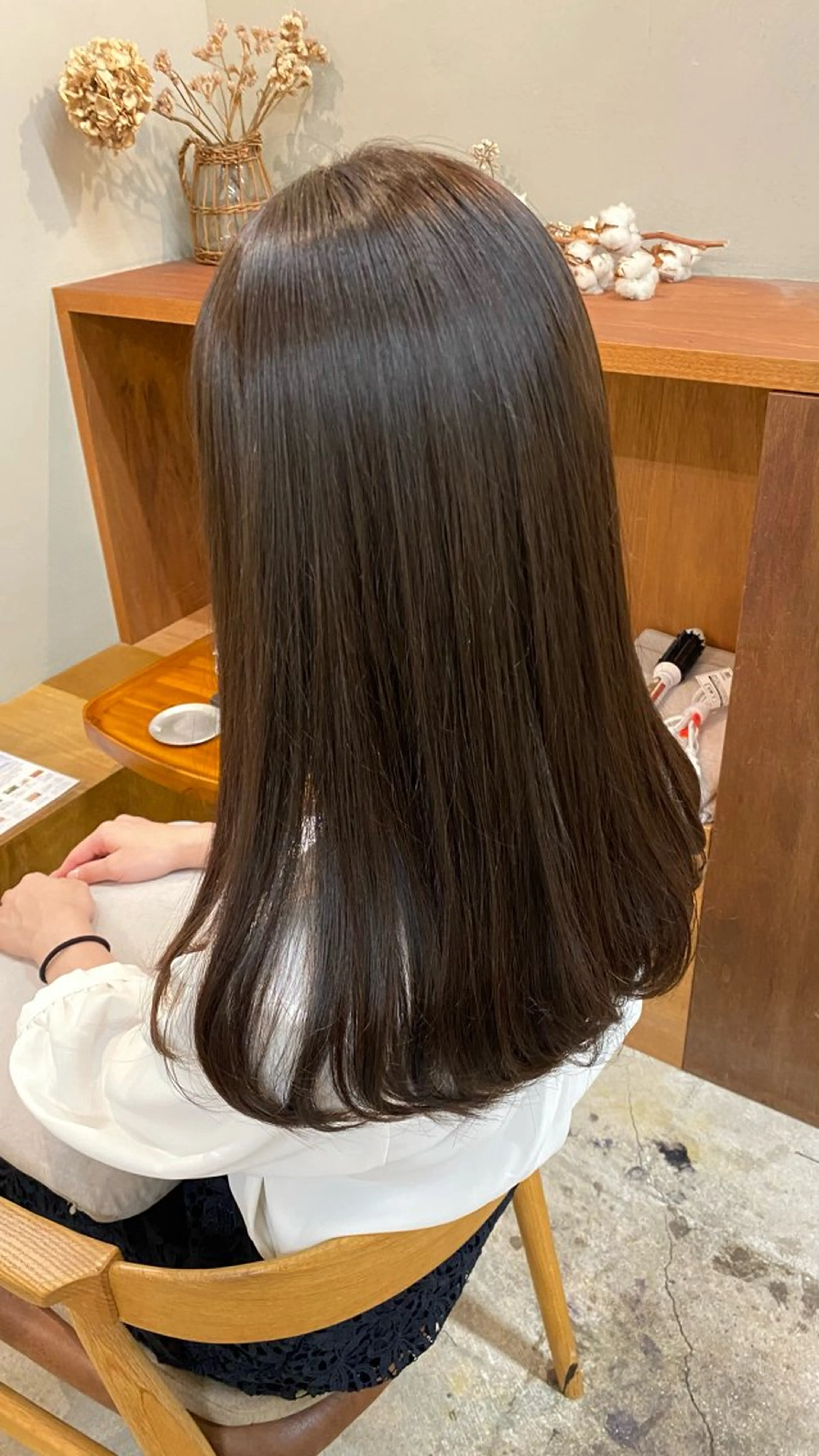 セミロング NIKO/名古屋/ 伏見/花屋併設のヘアスタイル