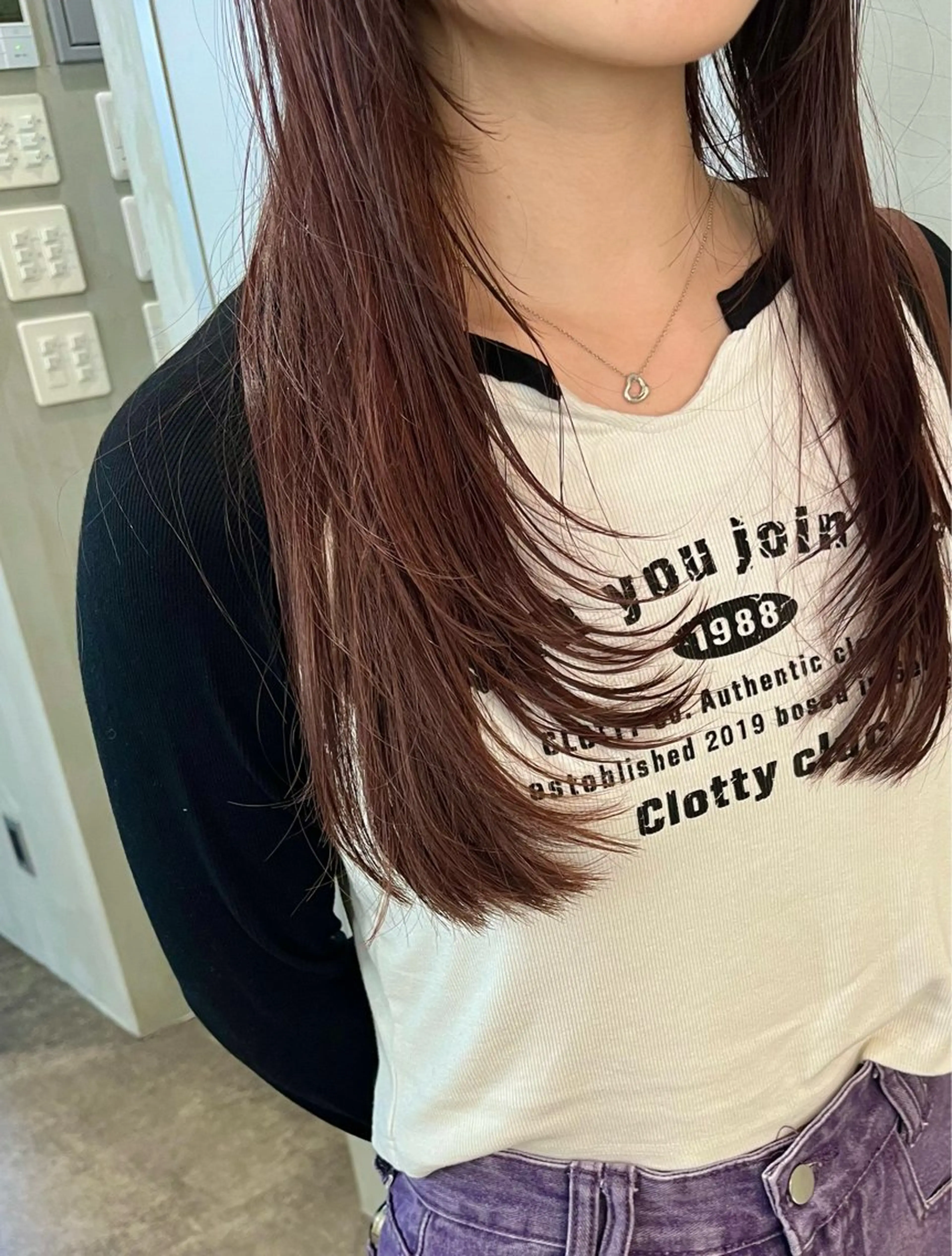 セミロング レイヤーカット カット ヘアカラー トリートメント tocca筑紫口店所属・木代成 陽太のヘアスタイル