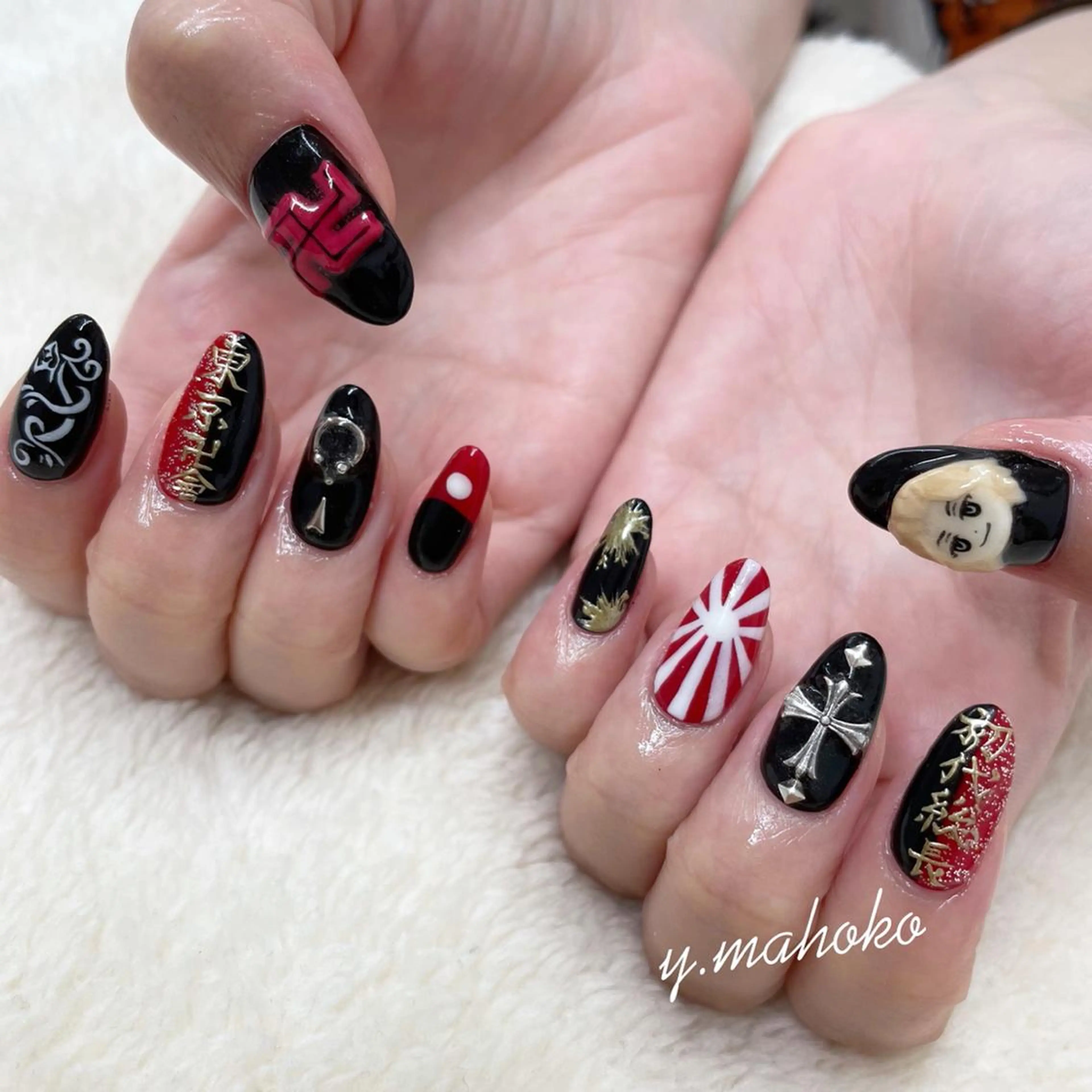 ネイル ハンドネイル She nail studio 原宿所属・パラジェル有/ スカルプ/mahoのネイルデザイン