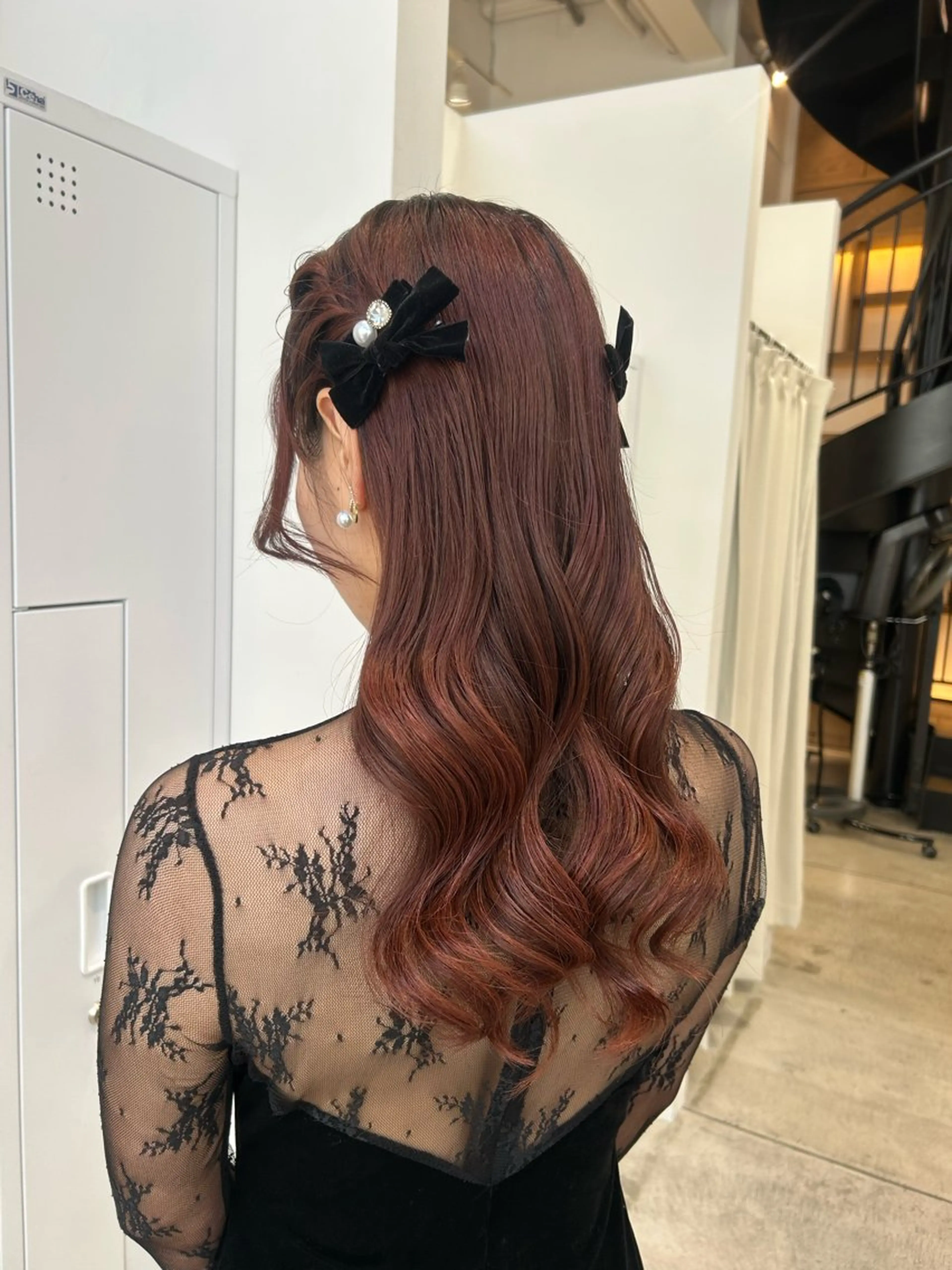 ロング カラー ヘアアレンジ ヘアセット yuka .のヘアスタイル