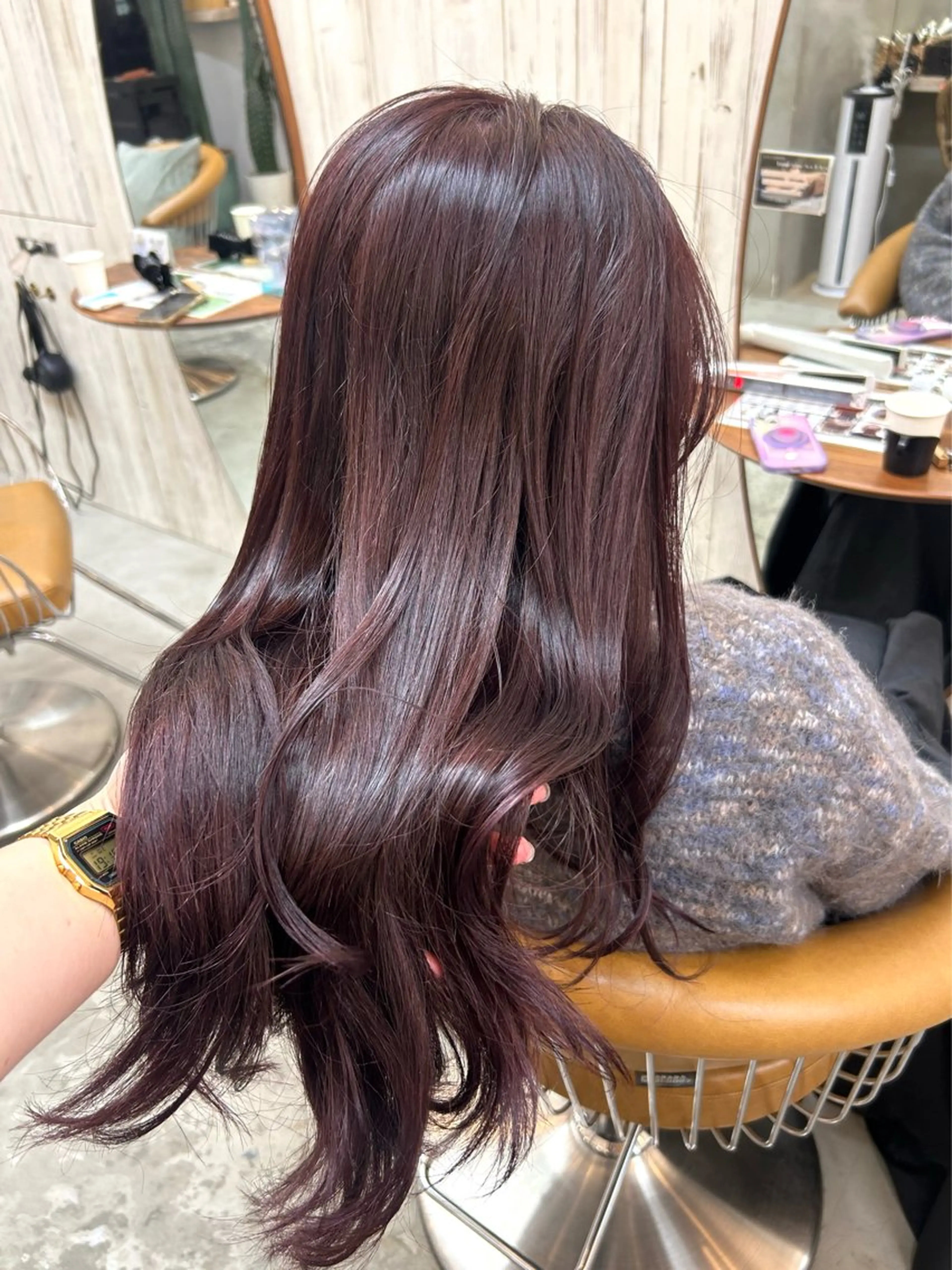 ロング カット ヘアカラー トリートメント 🩵縮毛矯正/ブリー チ/髪質改善/いつかのヘアスタイル