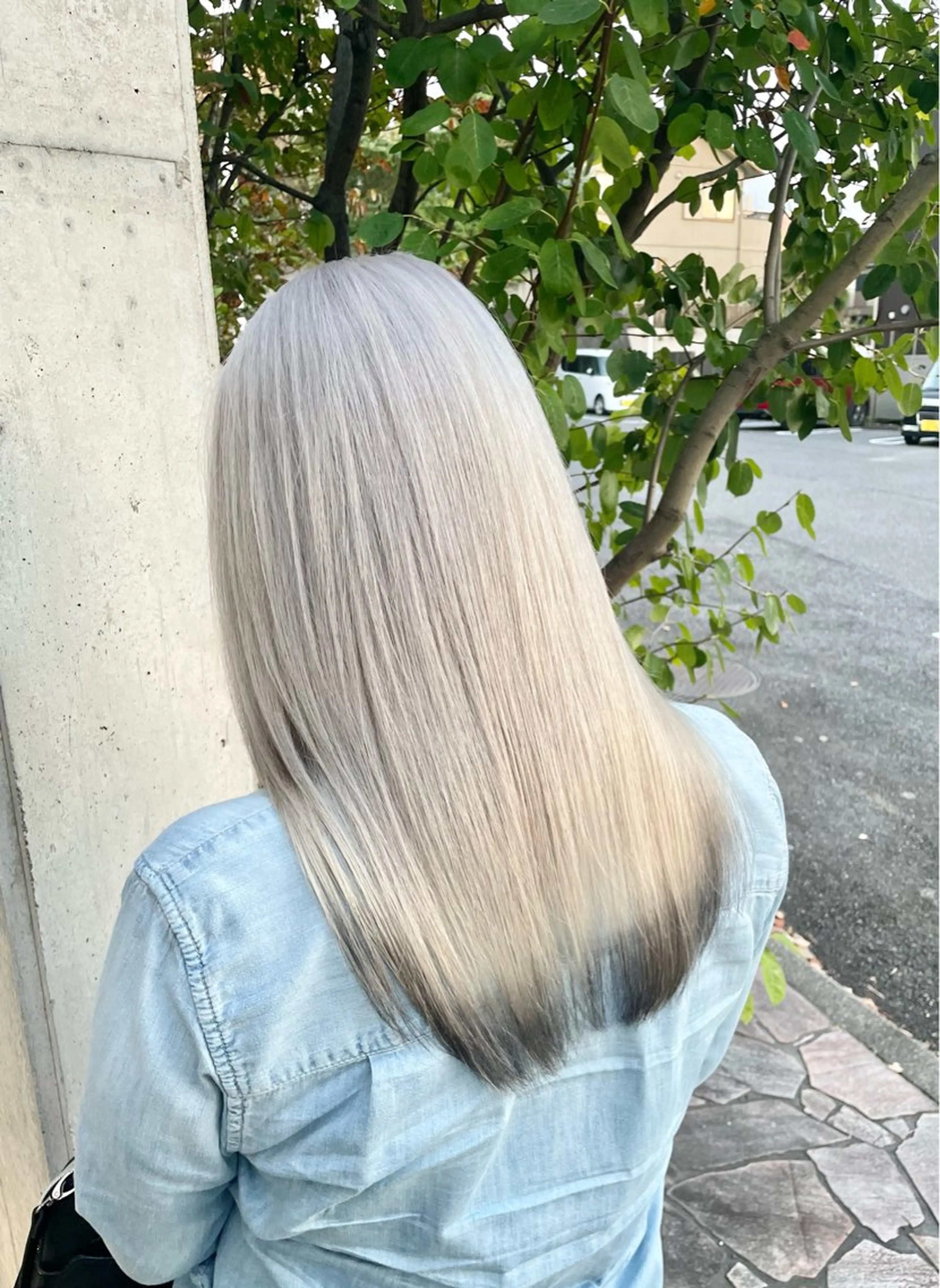 セミロング カラー 小島 海斗のヘアスタイル