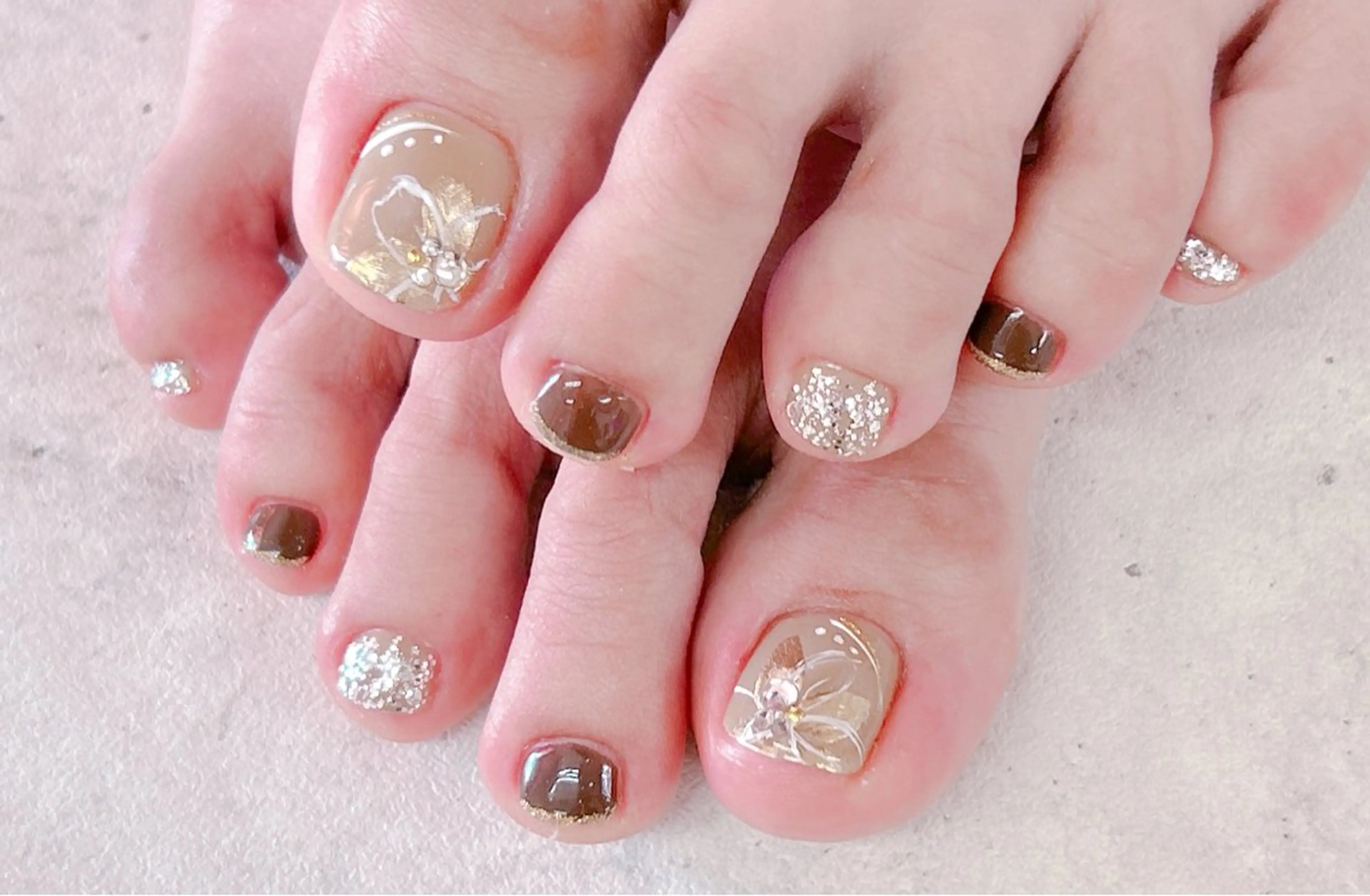 ネイル フットネイル nabeshima chihiroのネイルデザイン