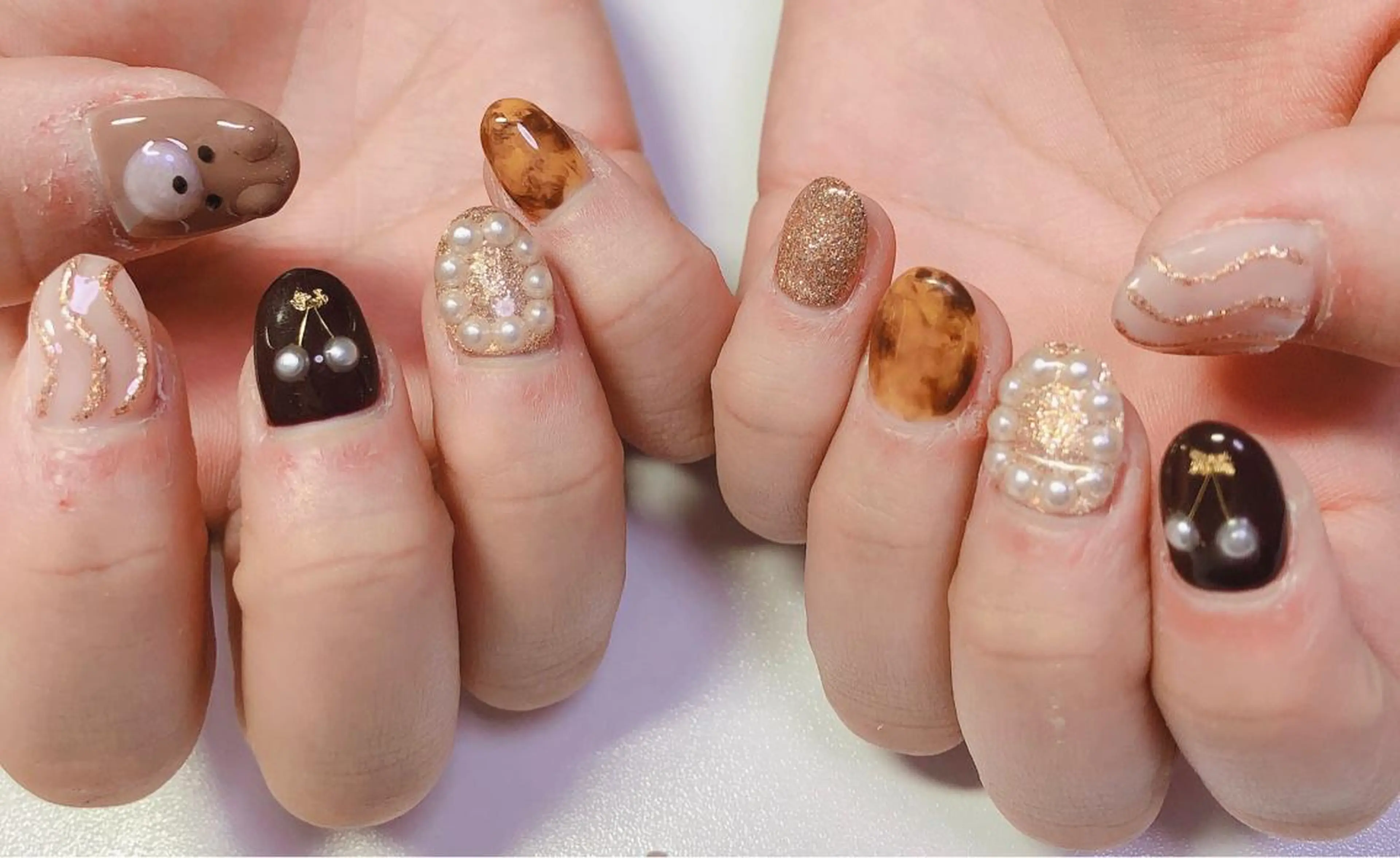 ネイル ニュアンスネイル ハンドネイル Riz nailのネイルデザイン