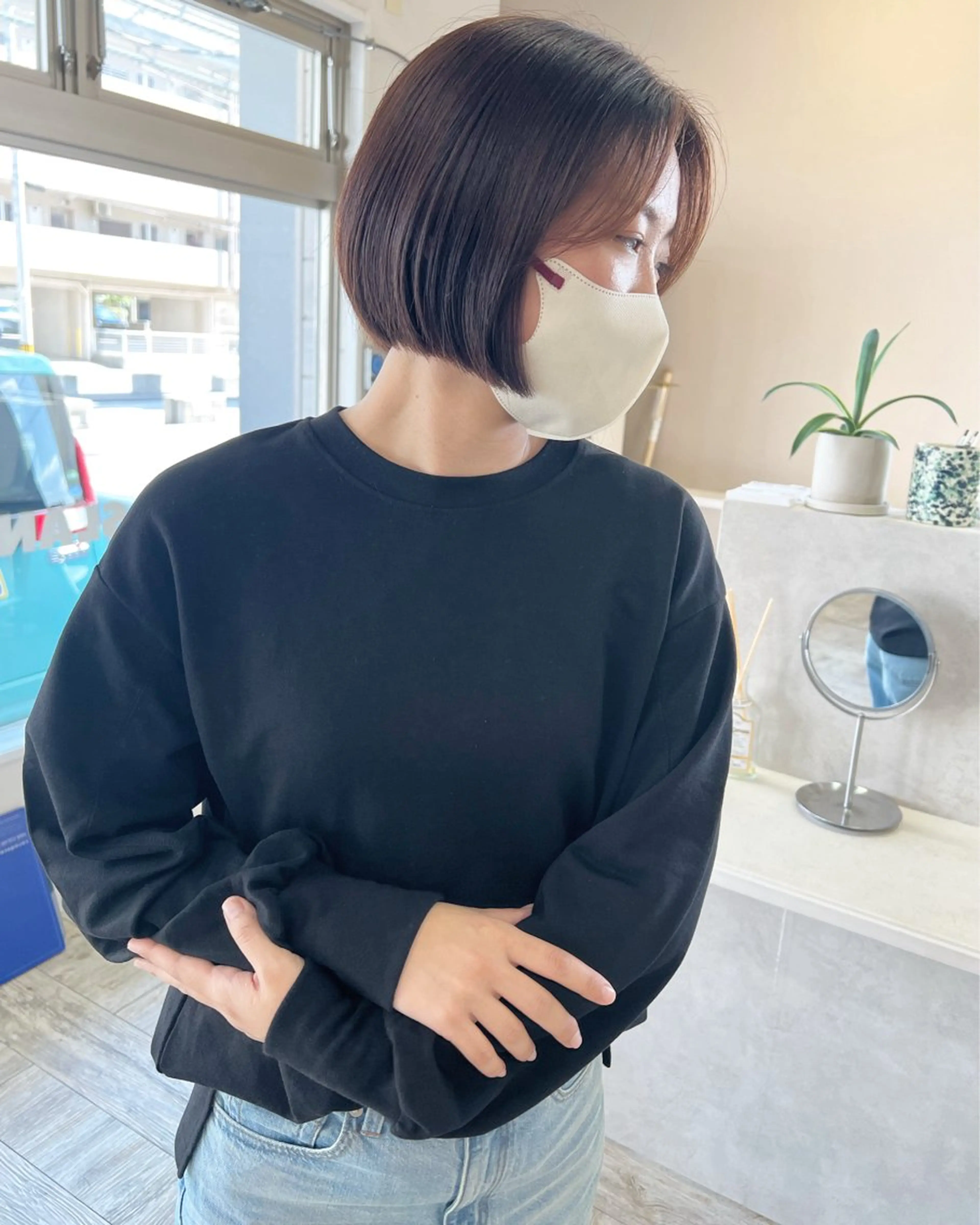 ショート カラー テトネ タカシのヘアスタイル