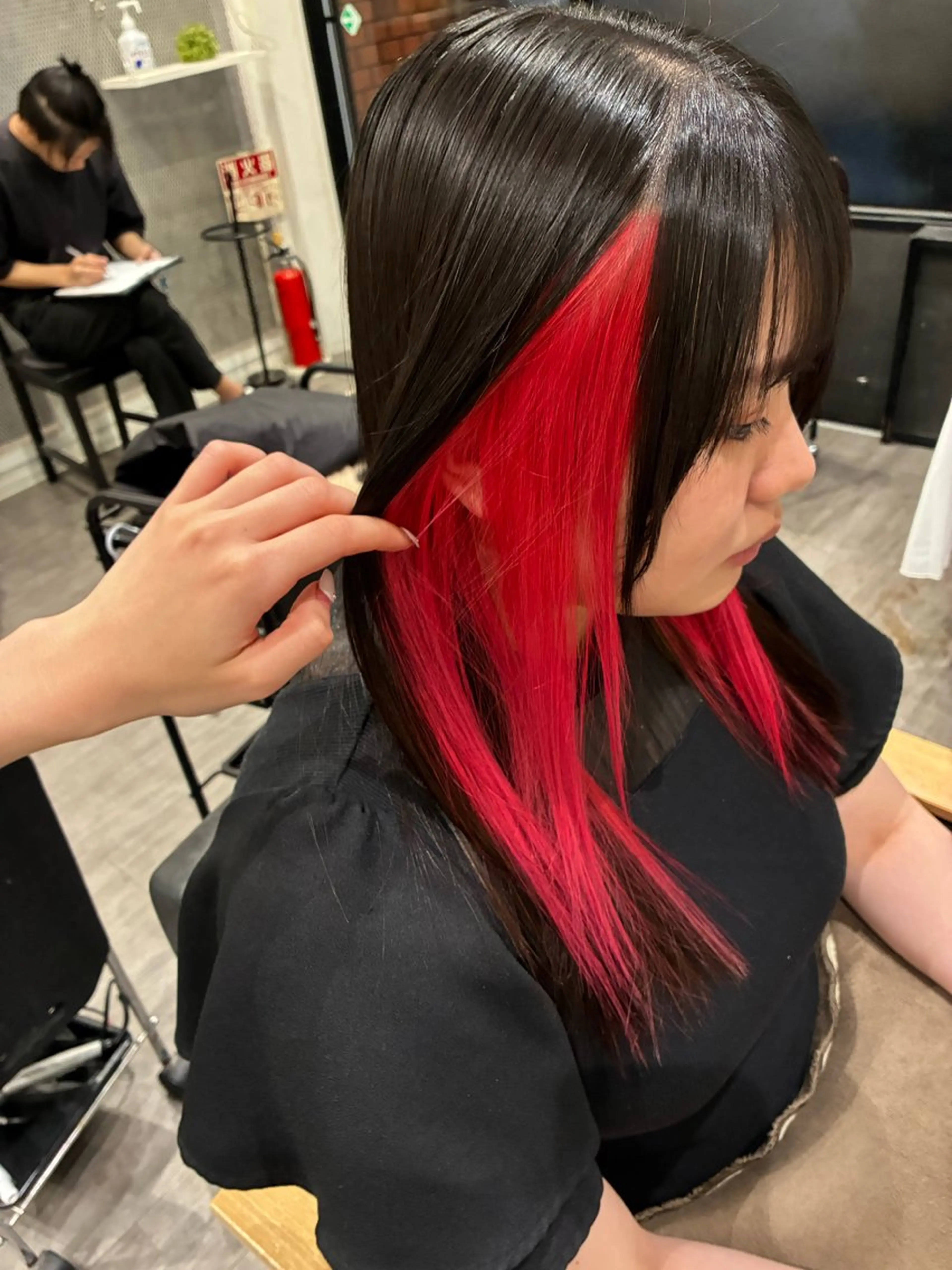 セミロング ヘアカラー cocotte みづき/艶カラー🫧のヘアスタイル