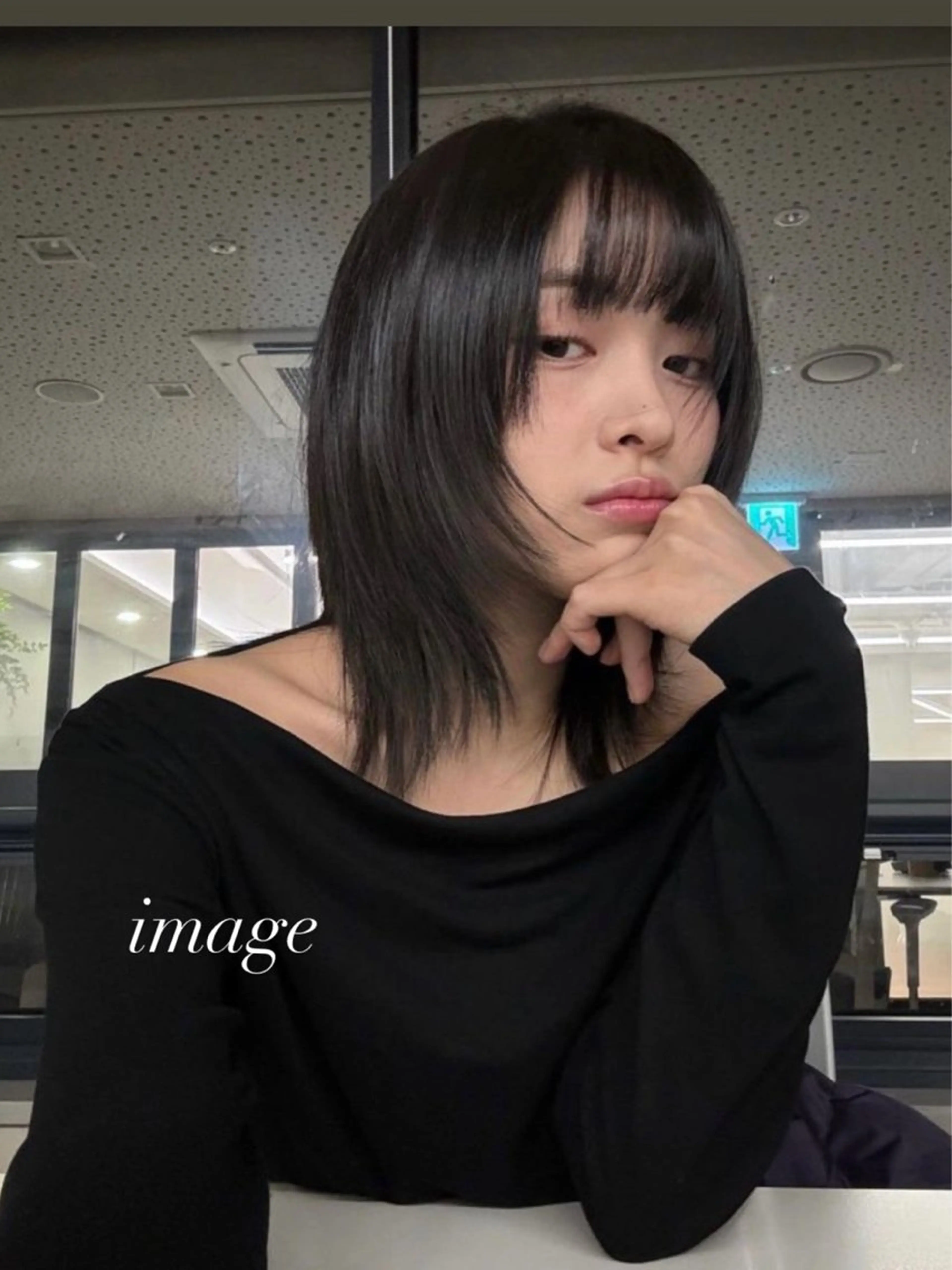 ミディアム ボブレイヤー ボブ レイヤーカット カット トリートメント Loom by Sea 新宿所属・🦋Kaede/艶/ レイヤー/ミディアムのヘアスタイル