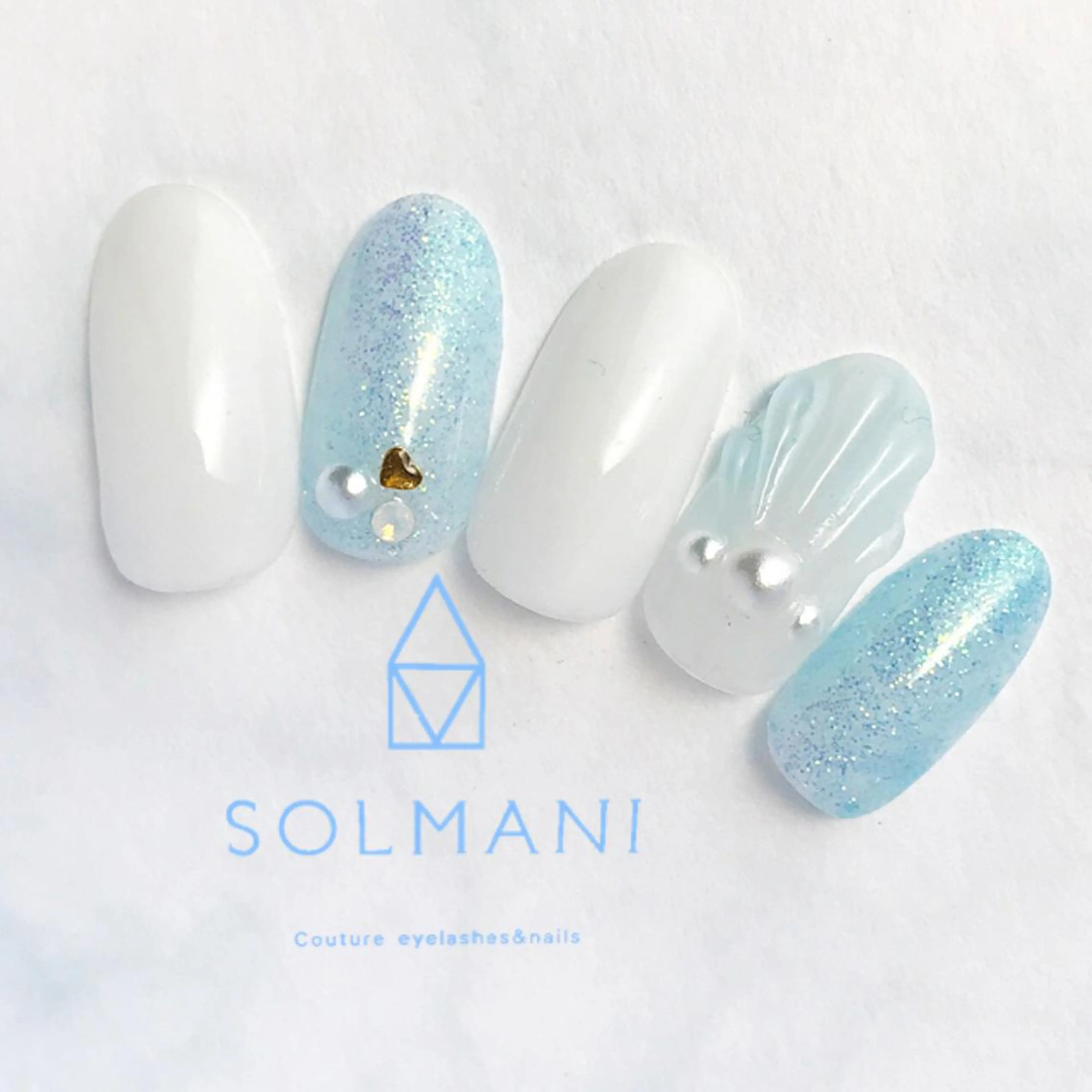 ネイル 夏ネイル SOLMANI 予約担当のネイルデザイン