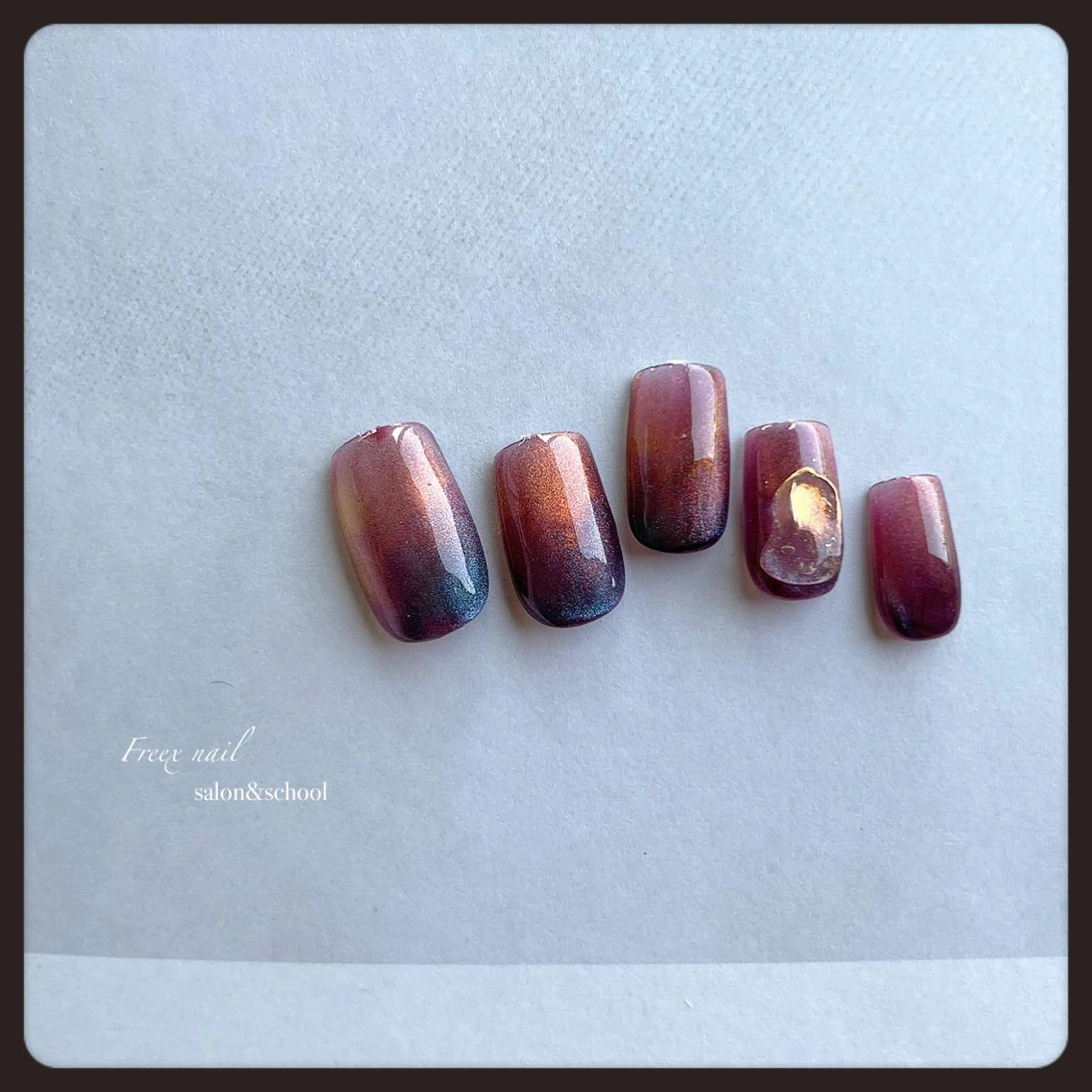 ネイル マグネットネイル ハンドネイル ハンドケア Freex nail所属・freex nail /ニュアンス/個性派のネイルデザイン