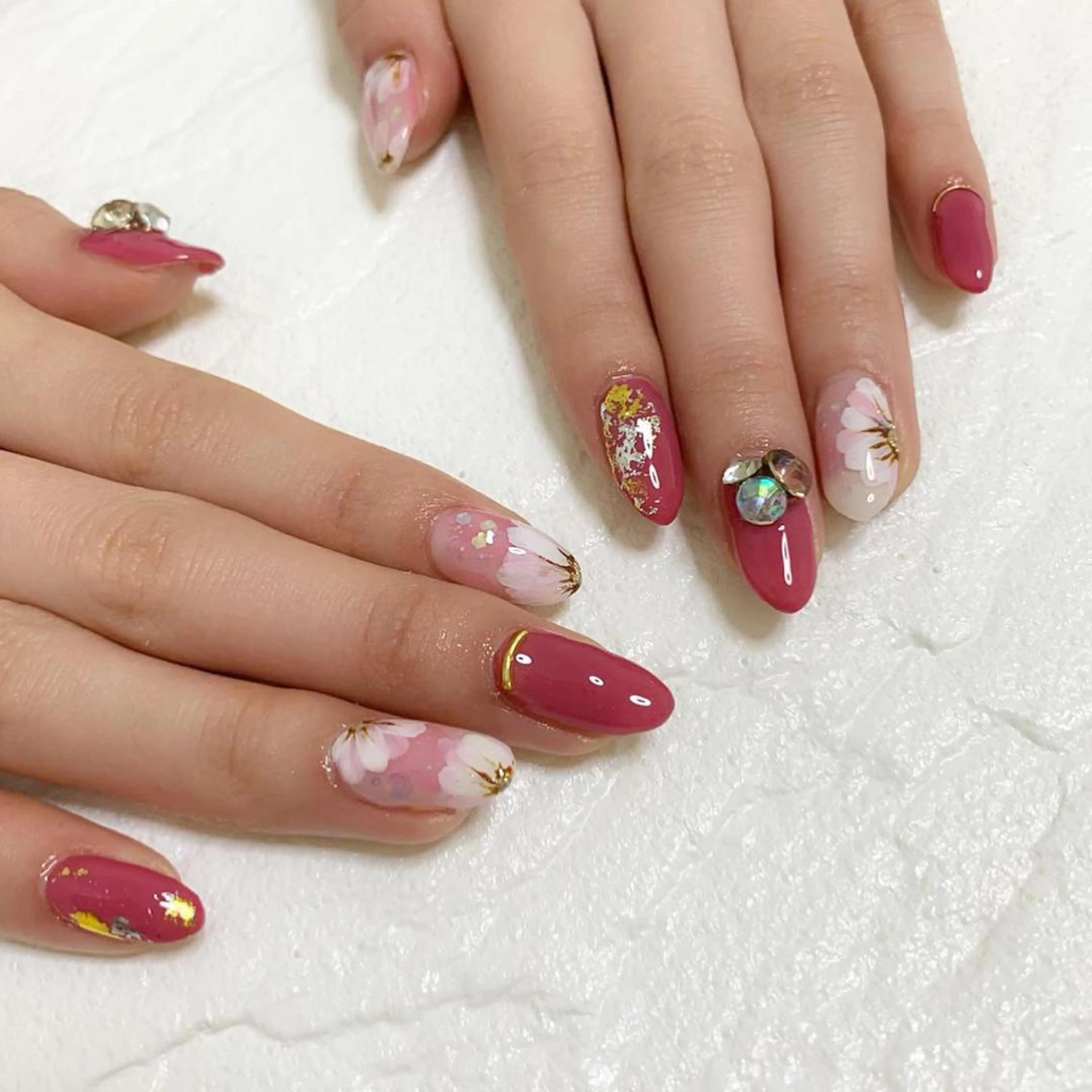 ネイル ハンドネイル フットネイル 竹本 愛のネイルデザイン