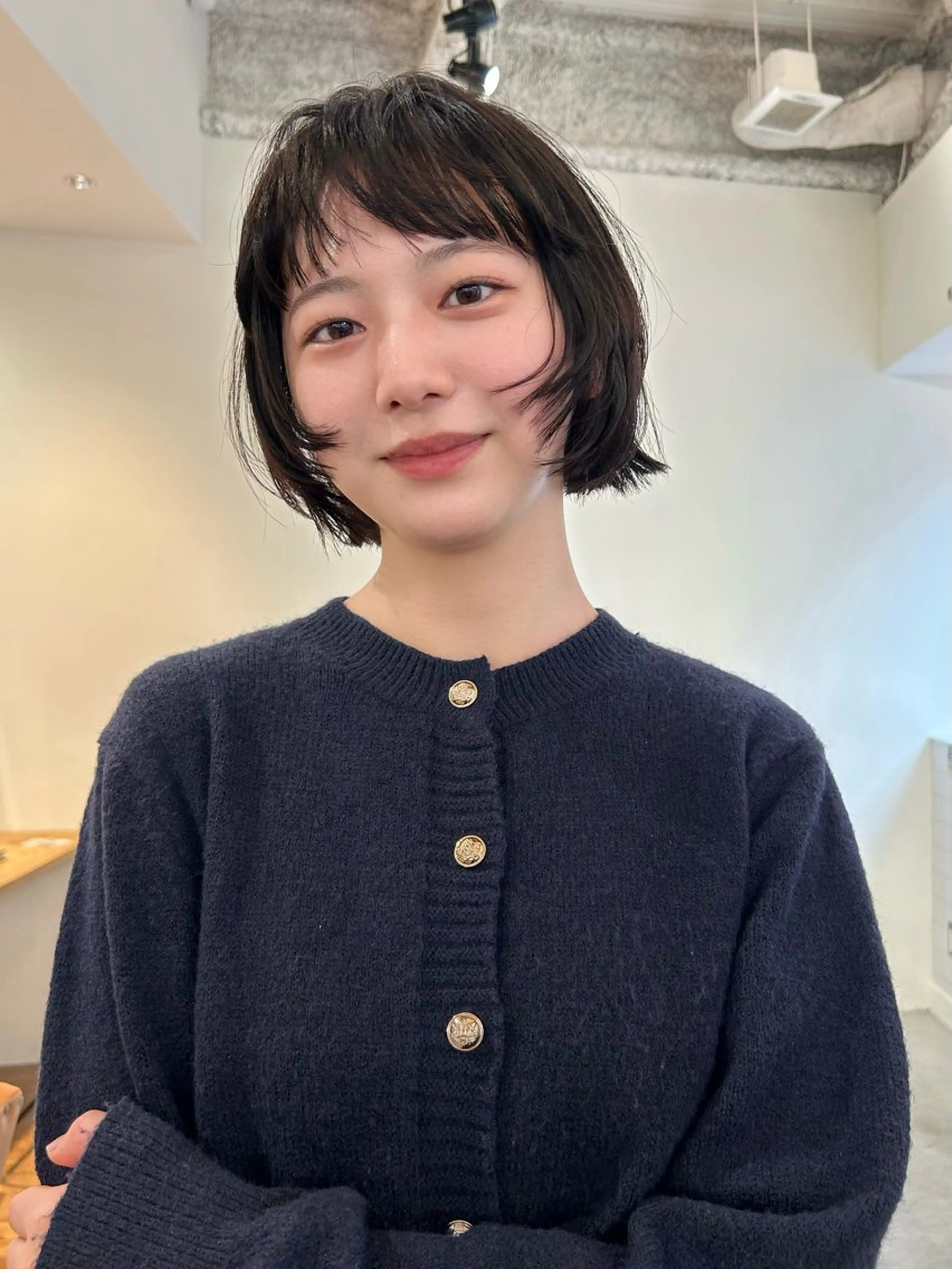 ショート ボブ 顔周りカット レイヤーカット カット ボブ/レイヤー 大阪梅田/きょうかのヘアスタイル