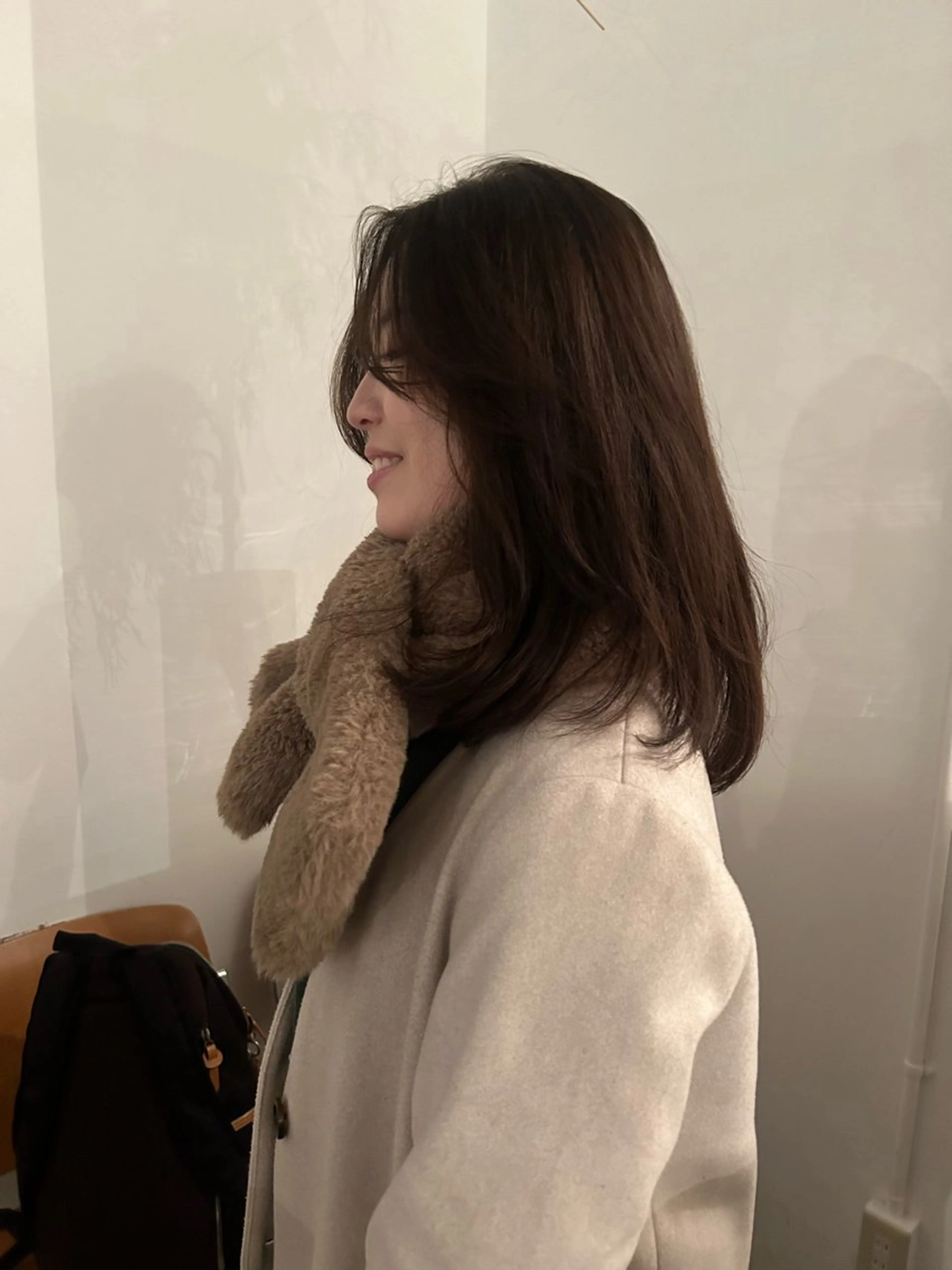 セミロング レイヤーカット Terve. 水野 菜々香のヘアスタイル