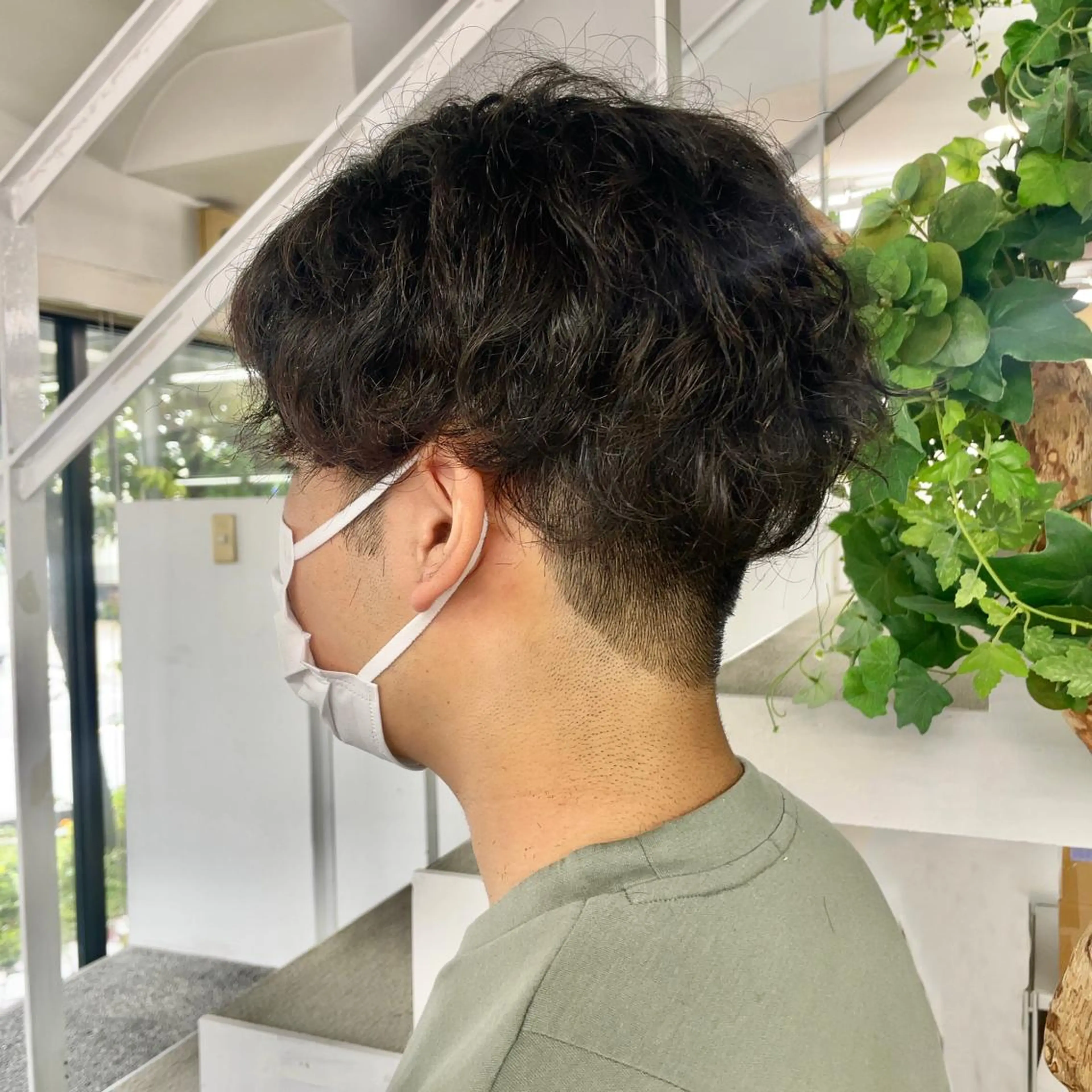 ショート パーマ メンズ カット 山田 里美のヘアスタイル