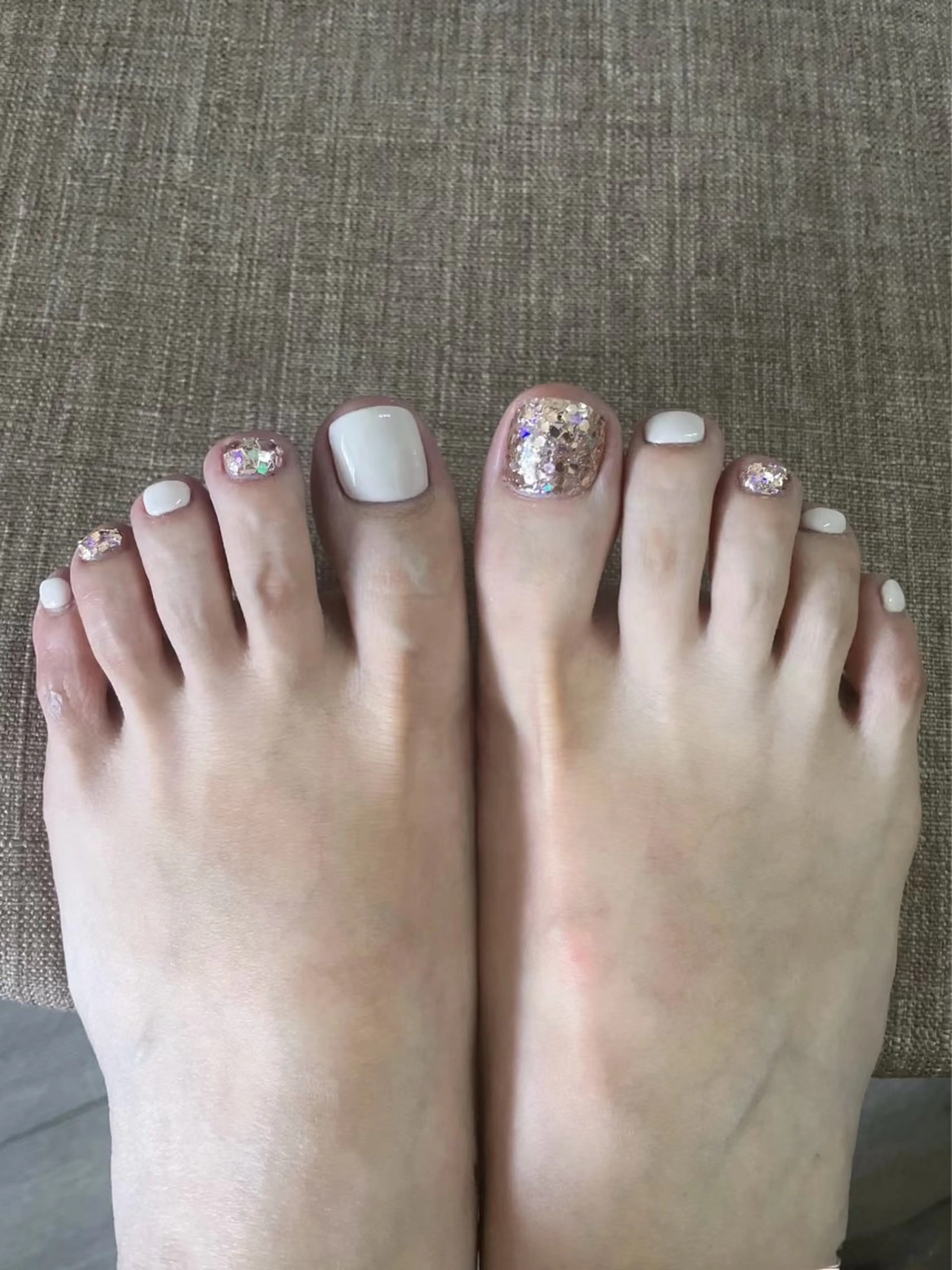 フットネイル&ワンカラー&マグネットの写真