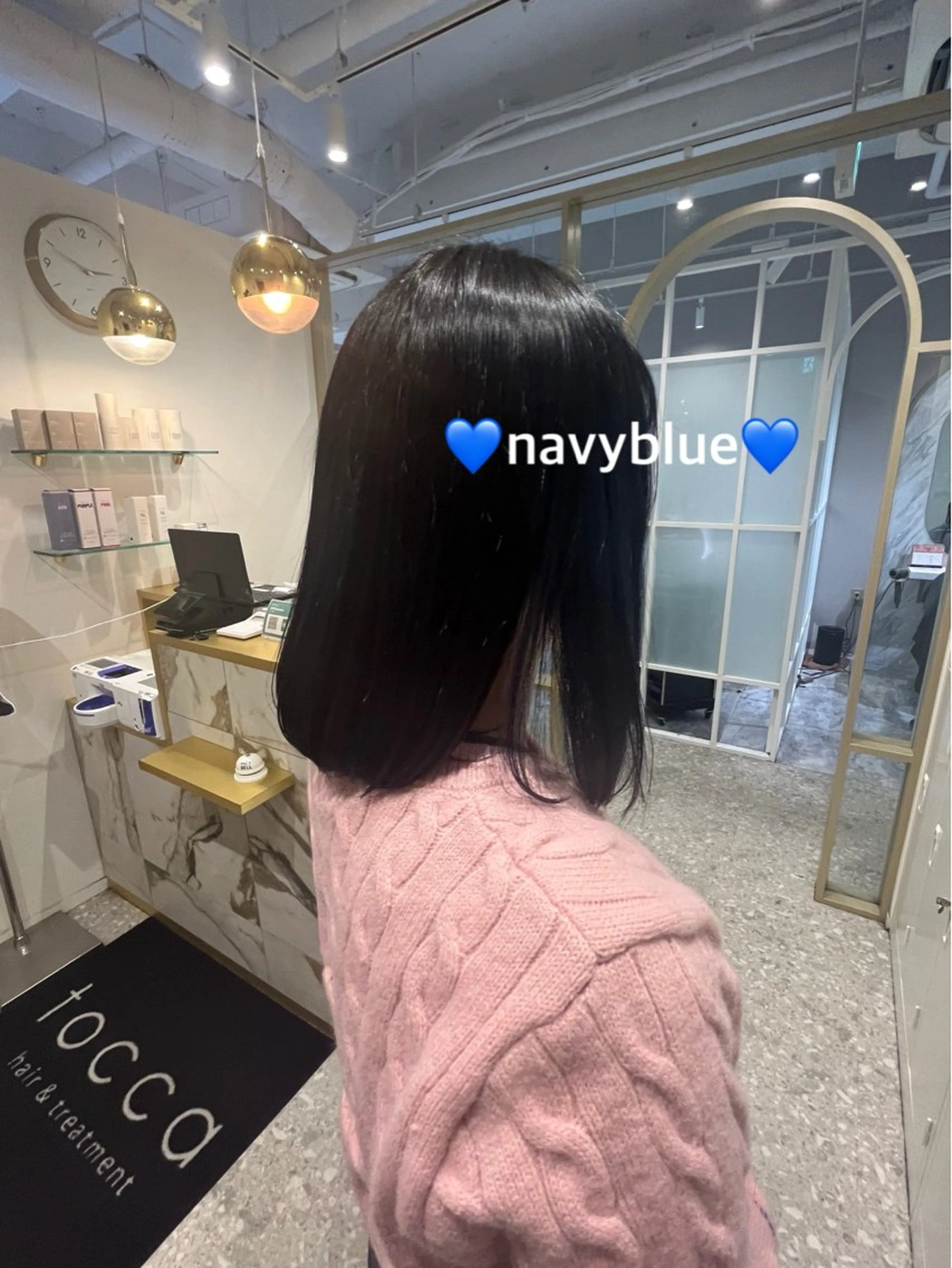 ミディアム カラー 🩵tocca yui🩵のヘアスタイル