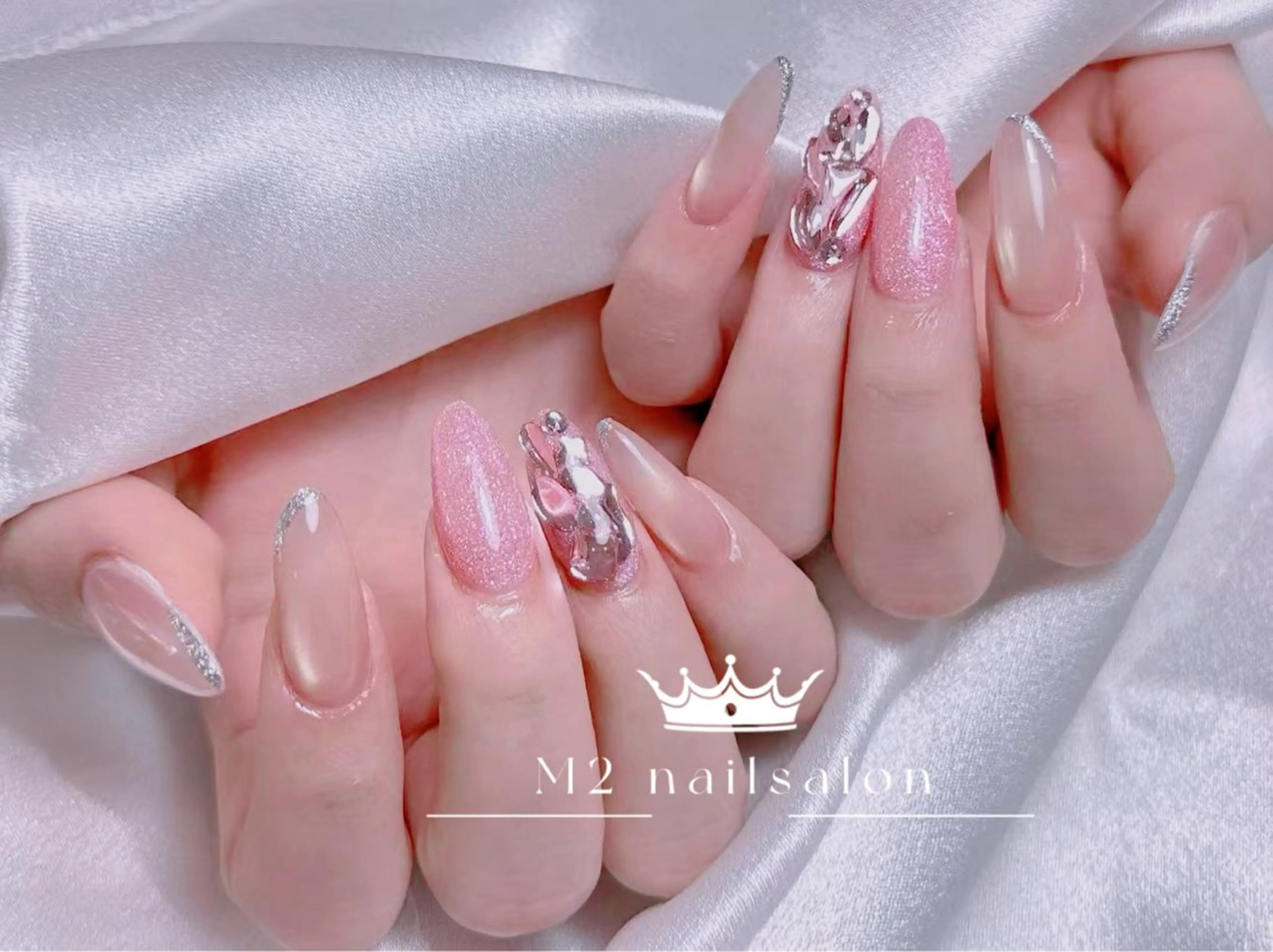 ネイル ハンドネイル 長さだし専門店 M2　rikaのネイルデザイン