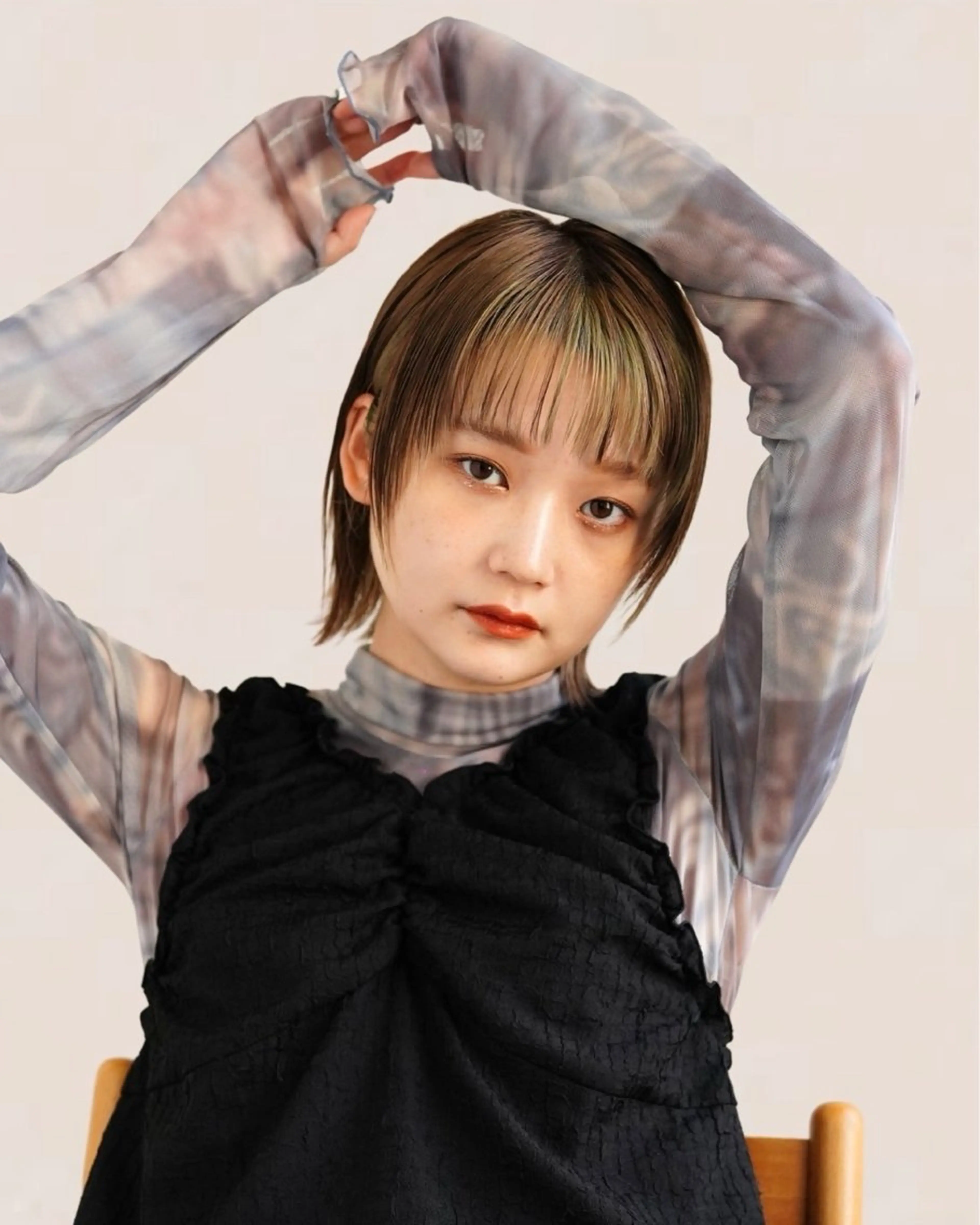 ミディアム カラー 銀座⚜️【脱白髪染め 美髪矯正】トグチのヘアスタイル