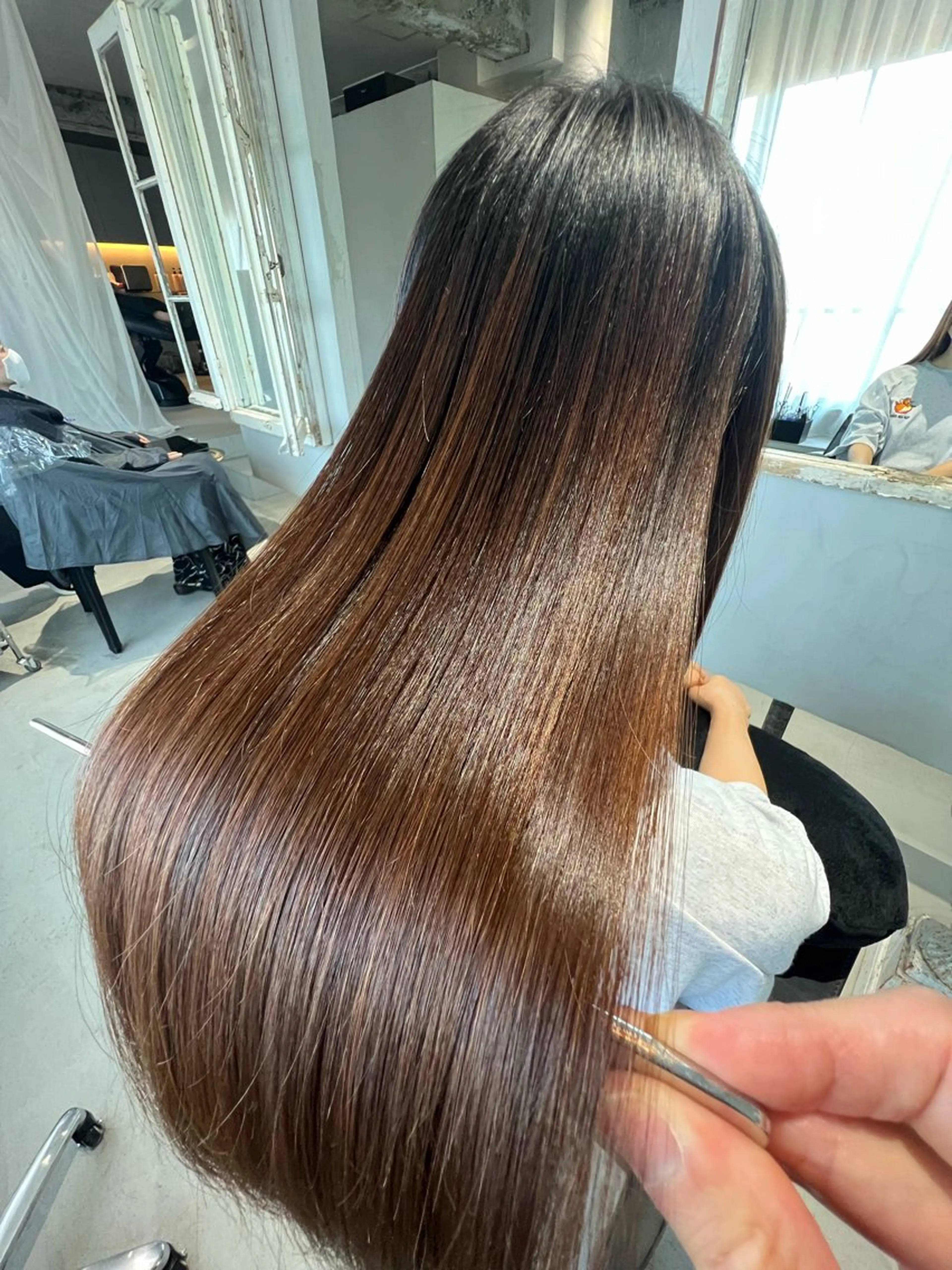 縮毛矯正のレベルアップの為モデルさん募集してます🙇‍♂️の写真