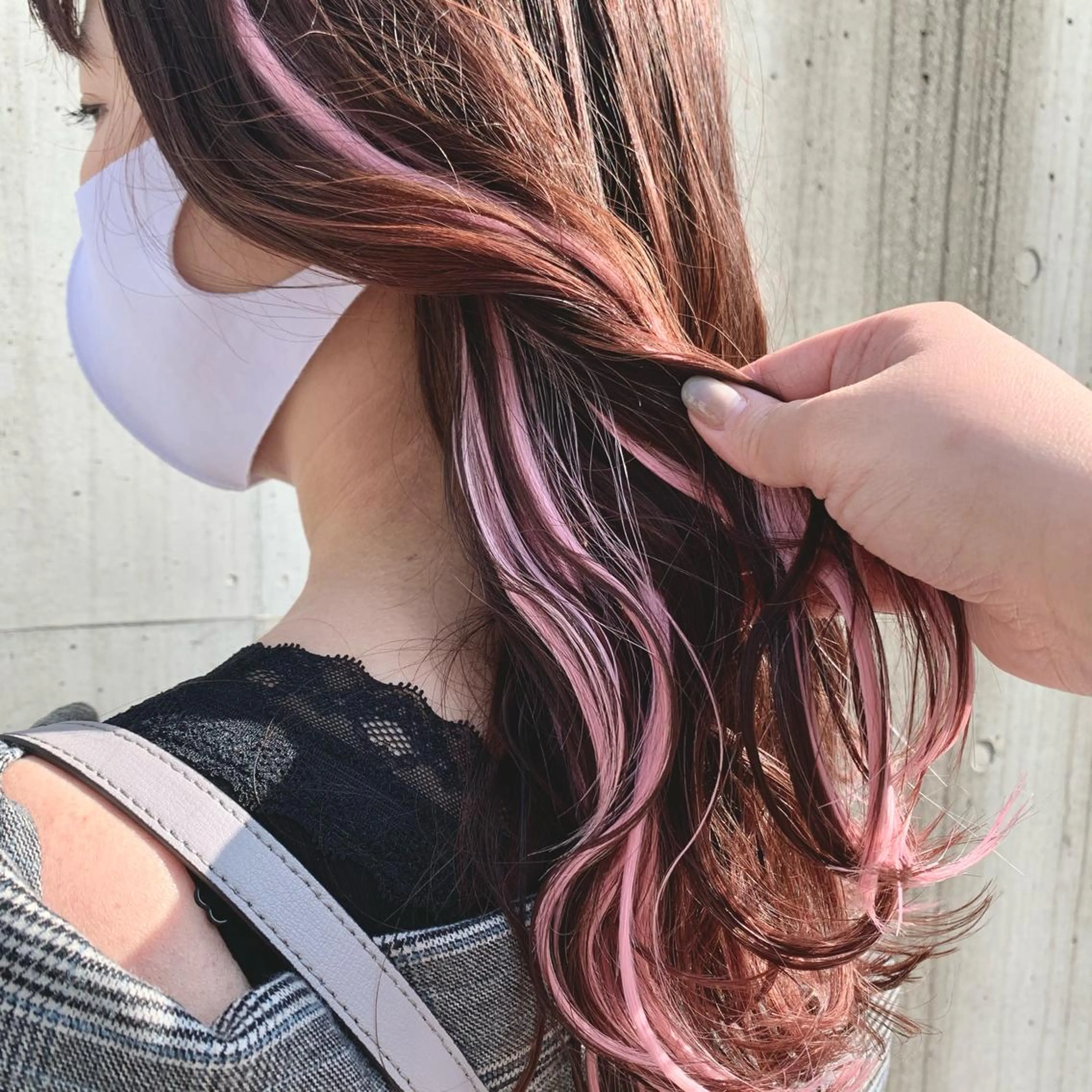 ロング カラー エクステ トリートメント 美髪矯正/ハイトーン 🪸🩰ヒナコのヘアスタイル