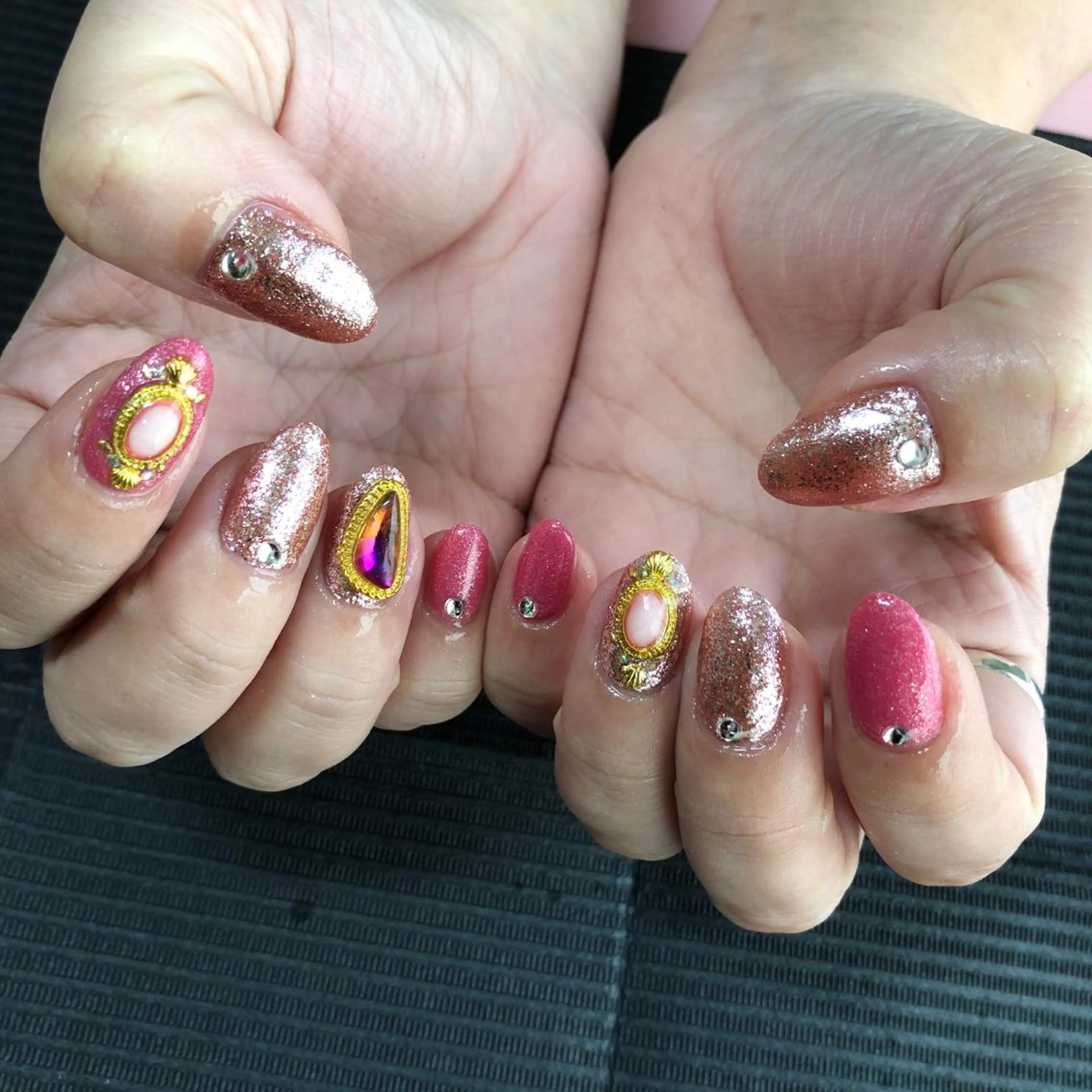 ミディアム ネイル 《LB》ラブリエ Nail&eyeのマツエク・マツパデザイン