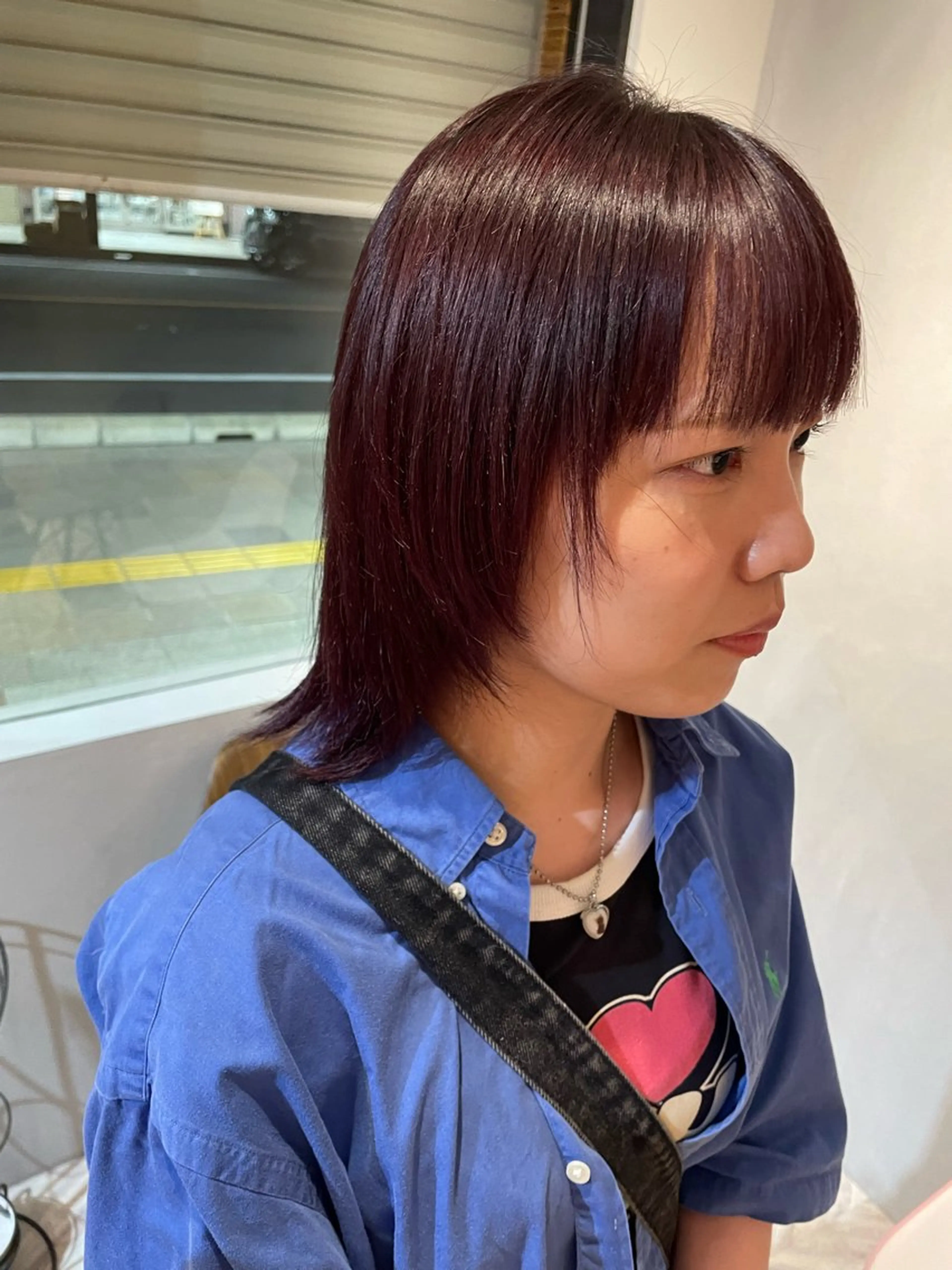 ミディアム カラー LEAPS adore都島店所属・みゆう 都島/透明感のヘアスタイル