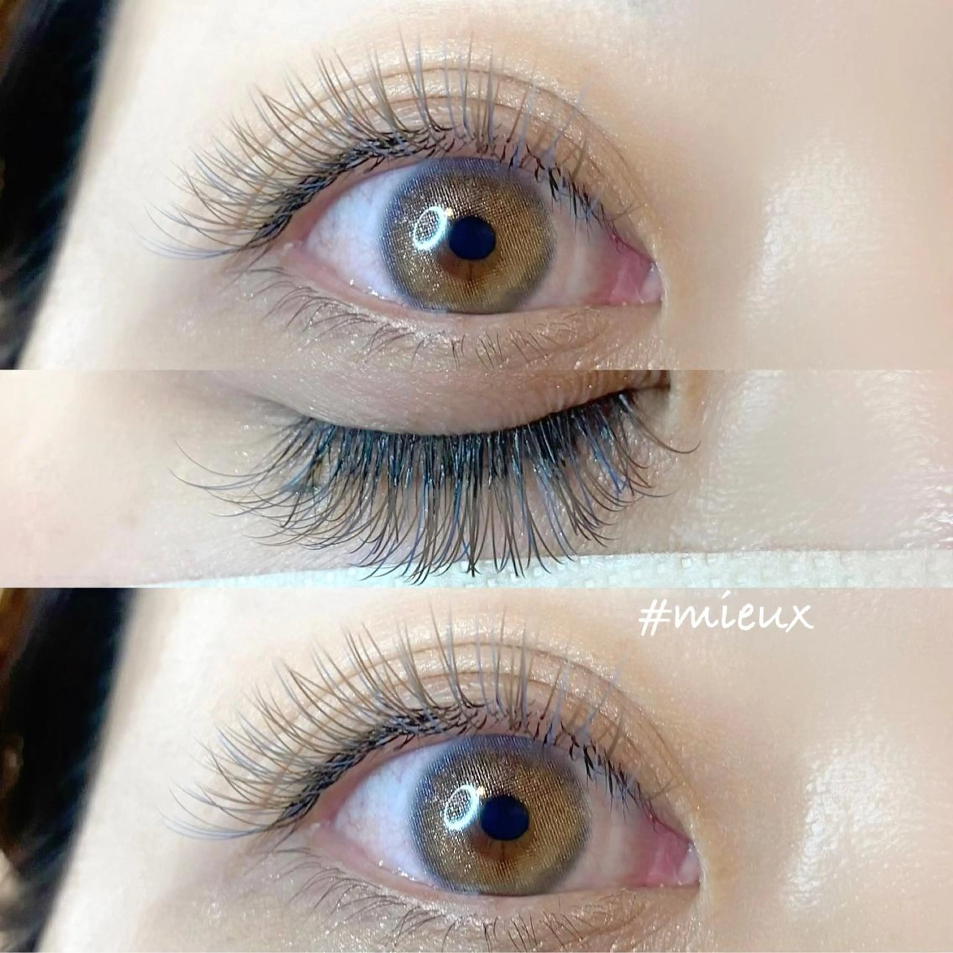 マツエク・マツパ 付け放題 カラーマツエク フラットラッシュ マツエク mieux _パリエク♡LED♡のマツエク・マツパデザイン