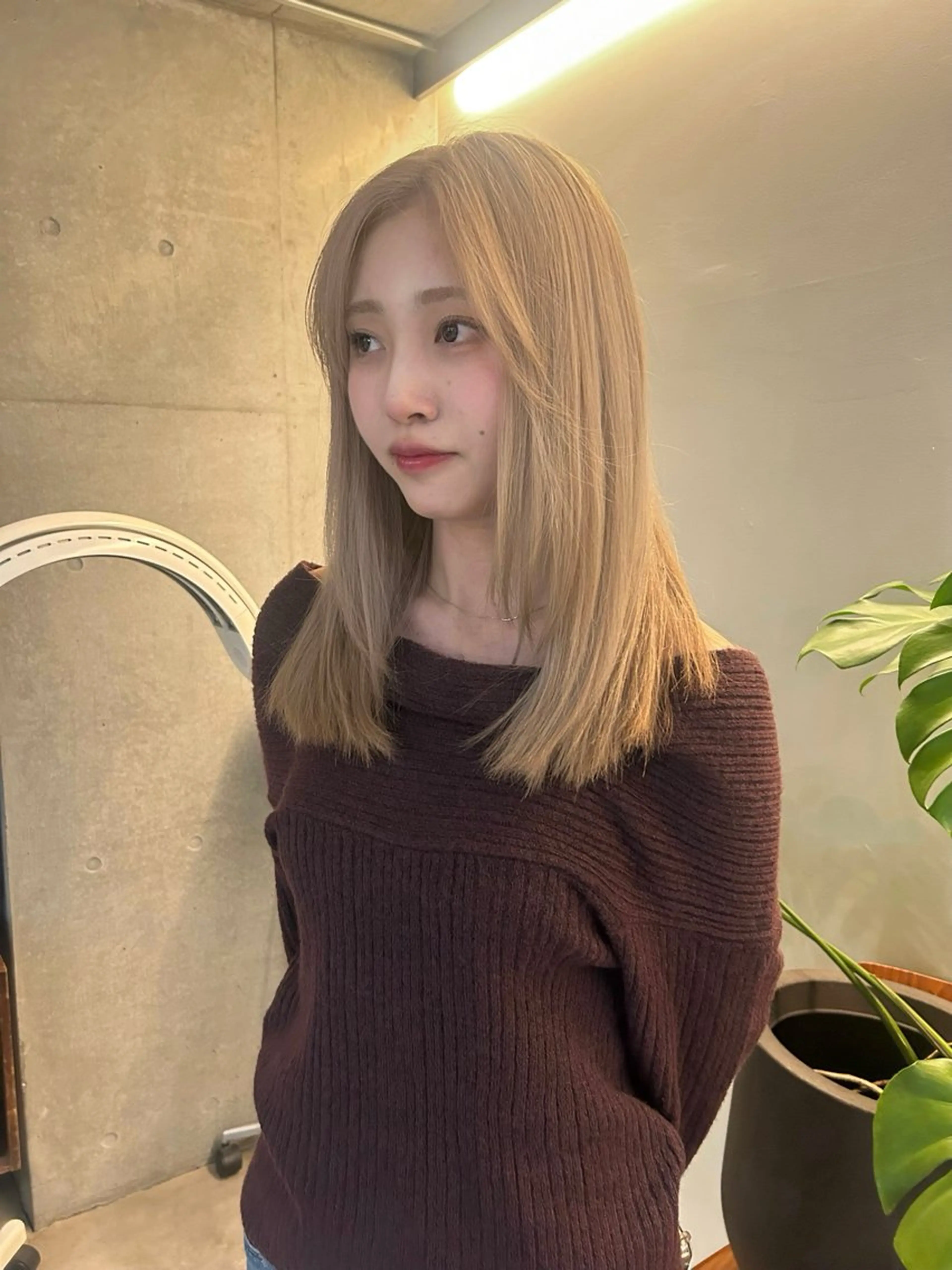 ロング カラー 韓国ヘア/ボブ/レ イヤー/ EMIRIのヘアスタイル