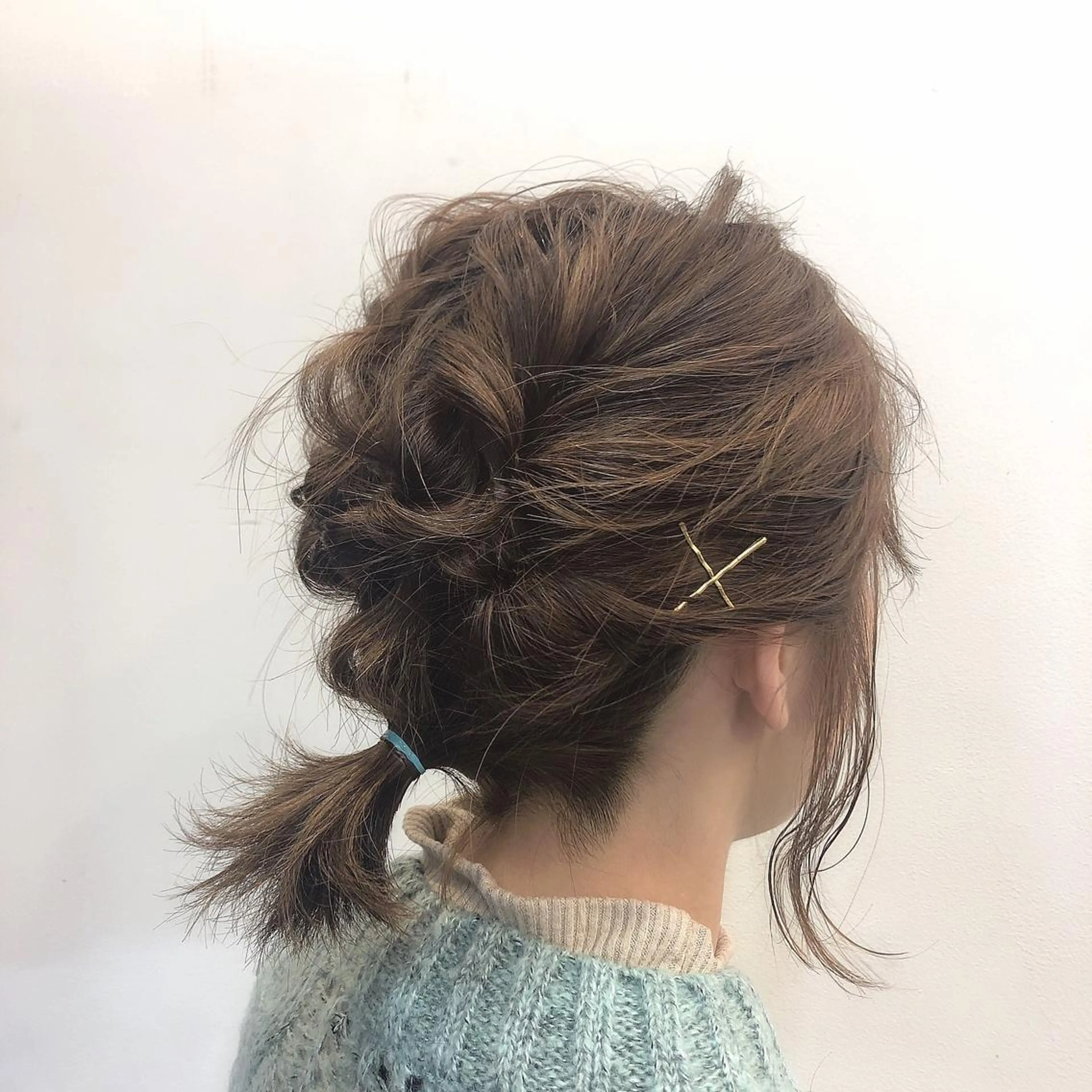 ミディアム ヘアアレンジ GLROW haruhiのヘアスタイル