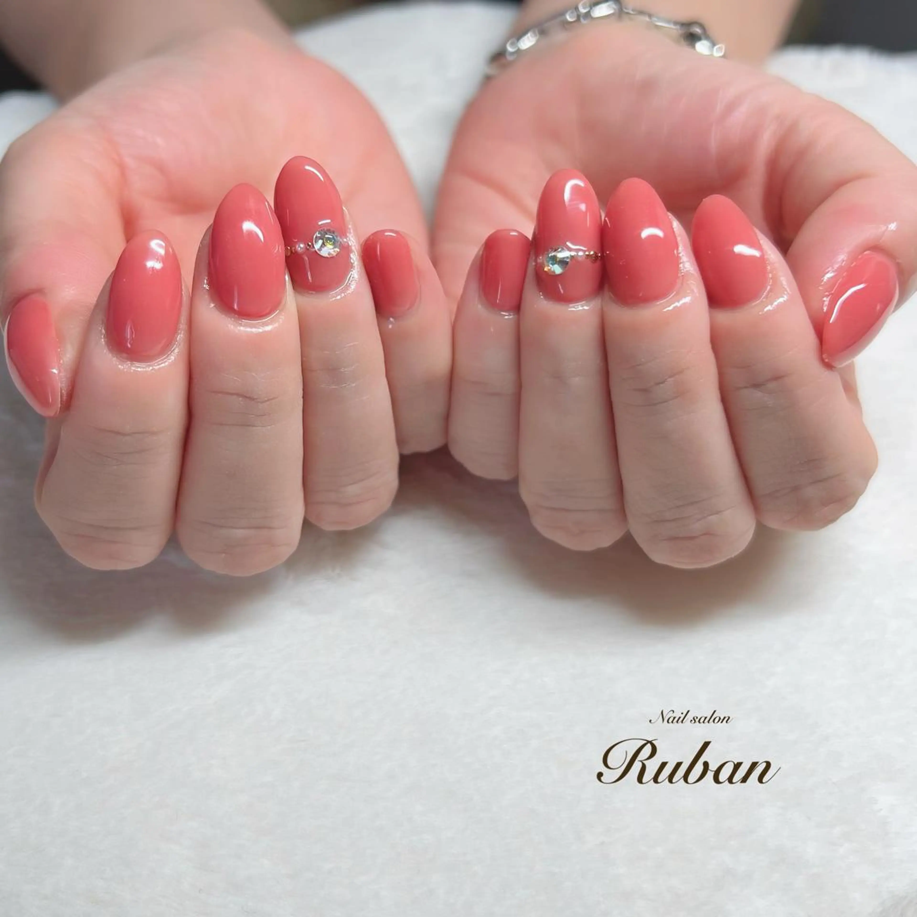 ネイル ワンカラーネイル シンプルネイル Nail salon Ruban所属・Nail salon Rubanのネイルデザイン