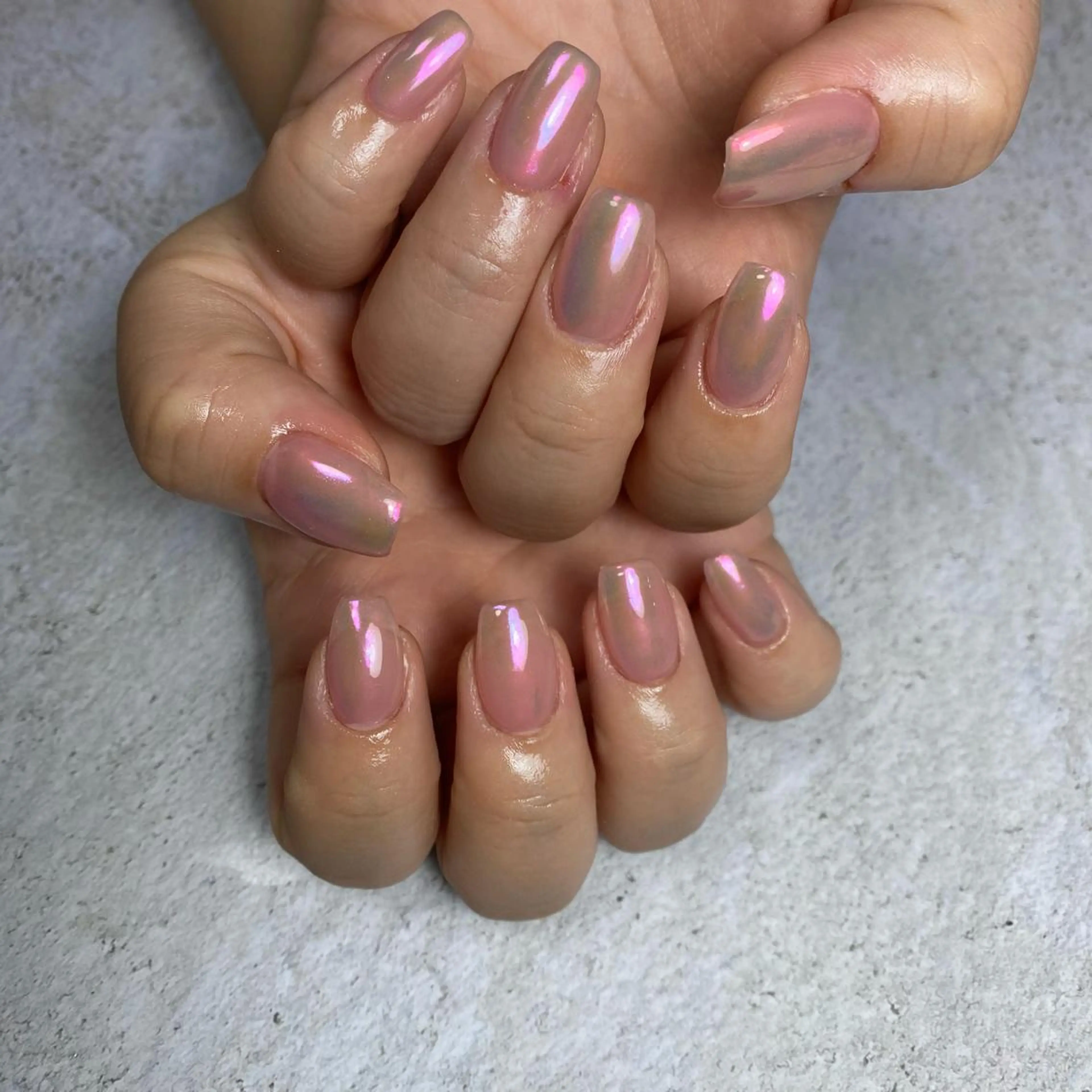 ネイル ミラーネイル ハンドネイル Re:Smil所属・☺︎ NOZOMI☺︎のネイルデザイン