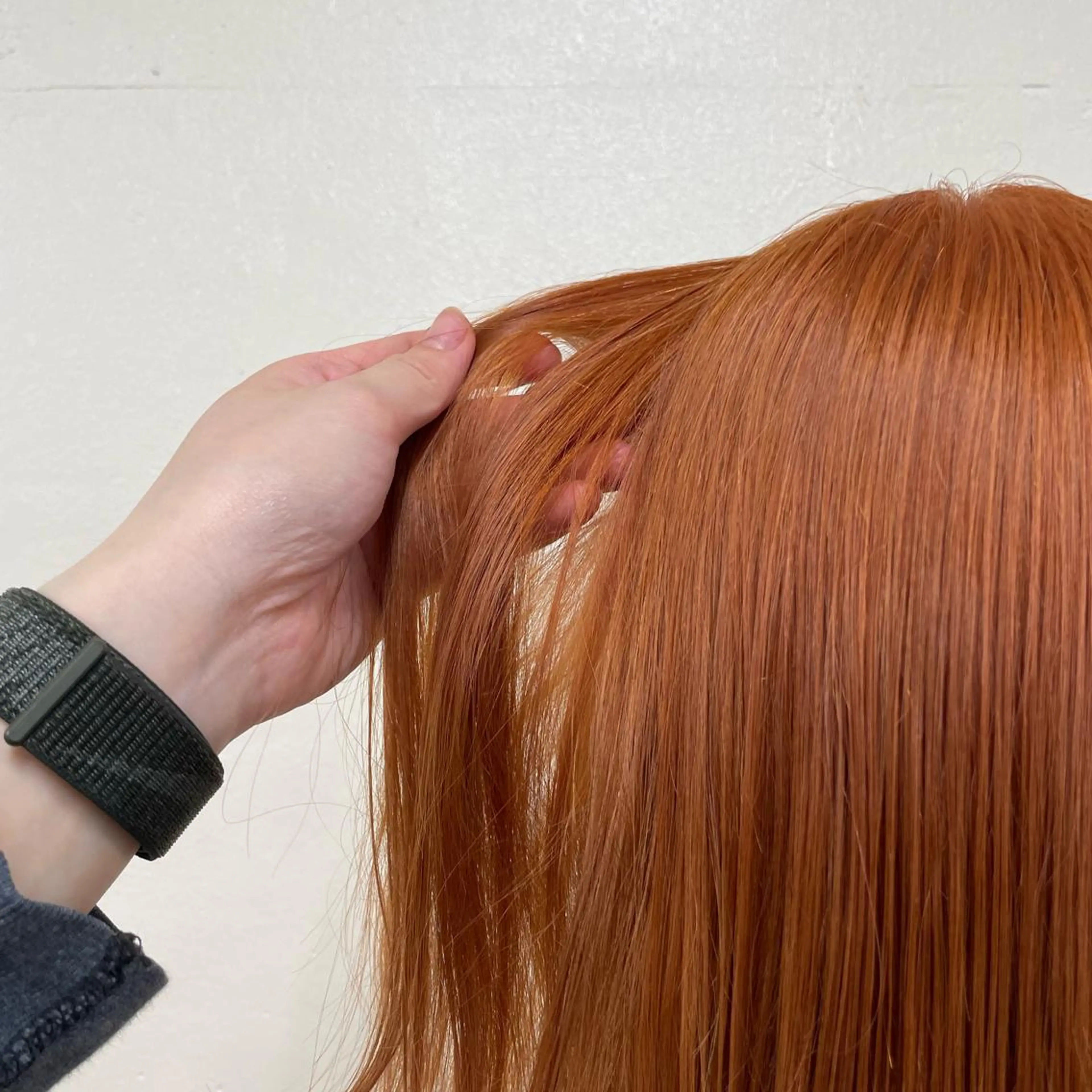 ロング カラー ヘアアレンジ ブラウンカラー オレンジ オレンジブラウン 愛結 暖色カラー🎀🩰のヘアスタイル