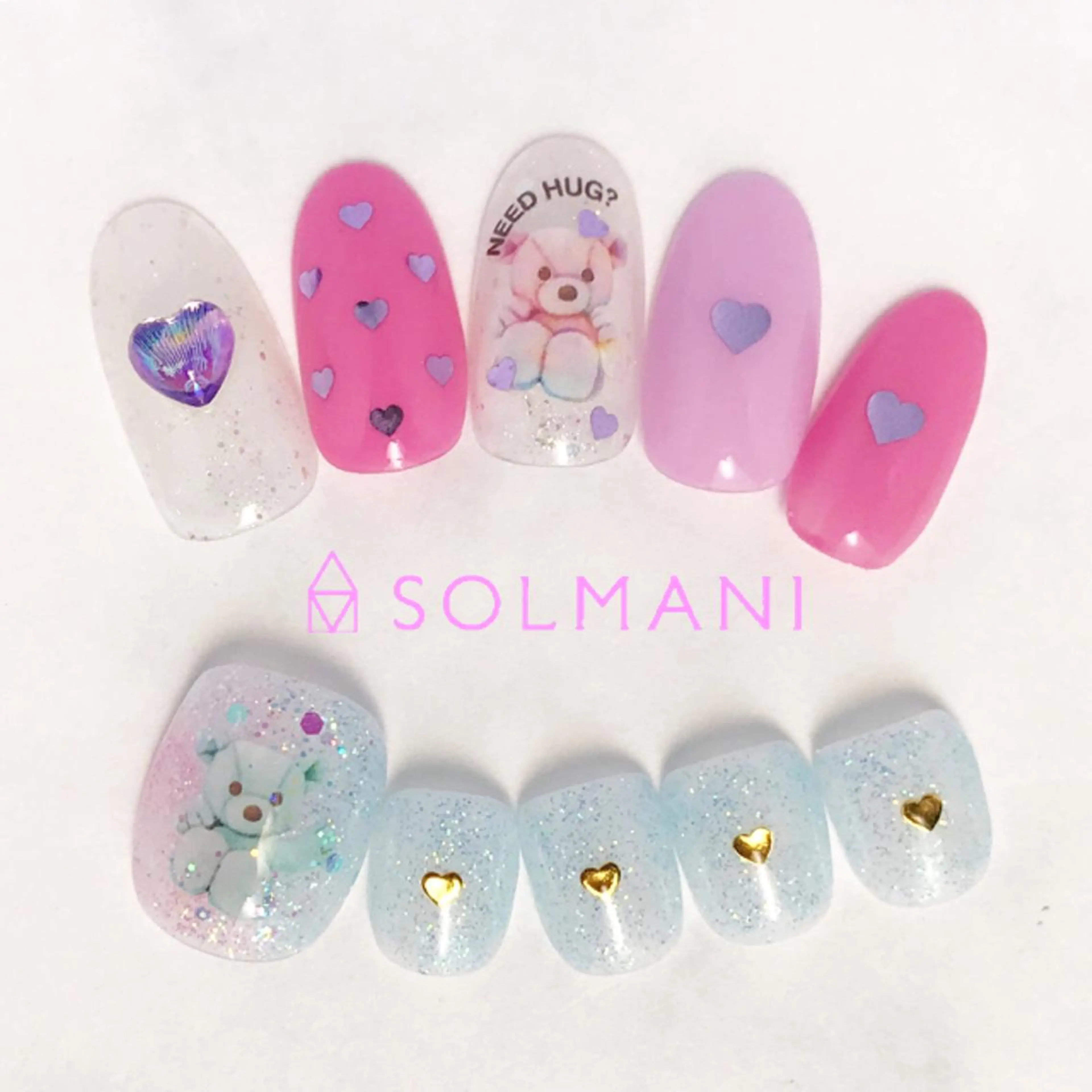 ネイル SOLMANI 予約担当のネイルデザイン