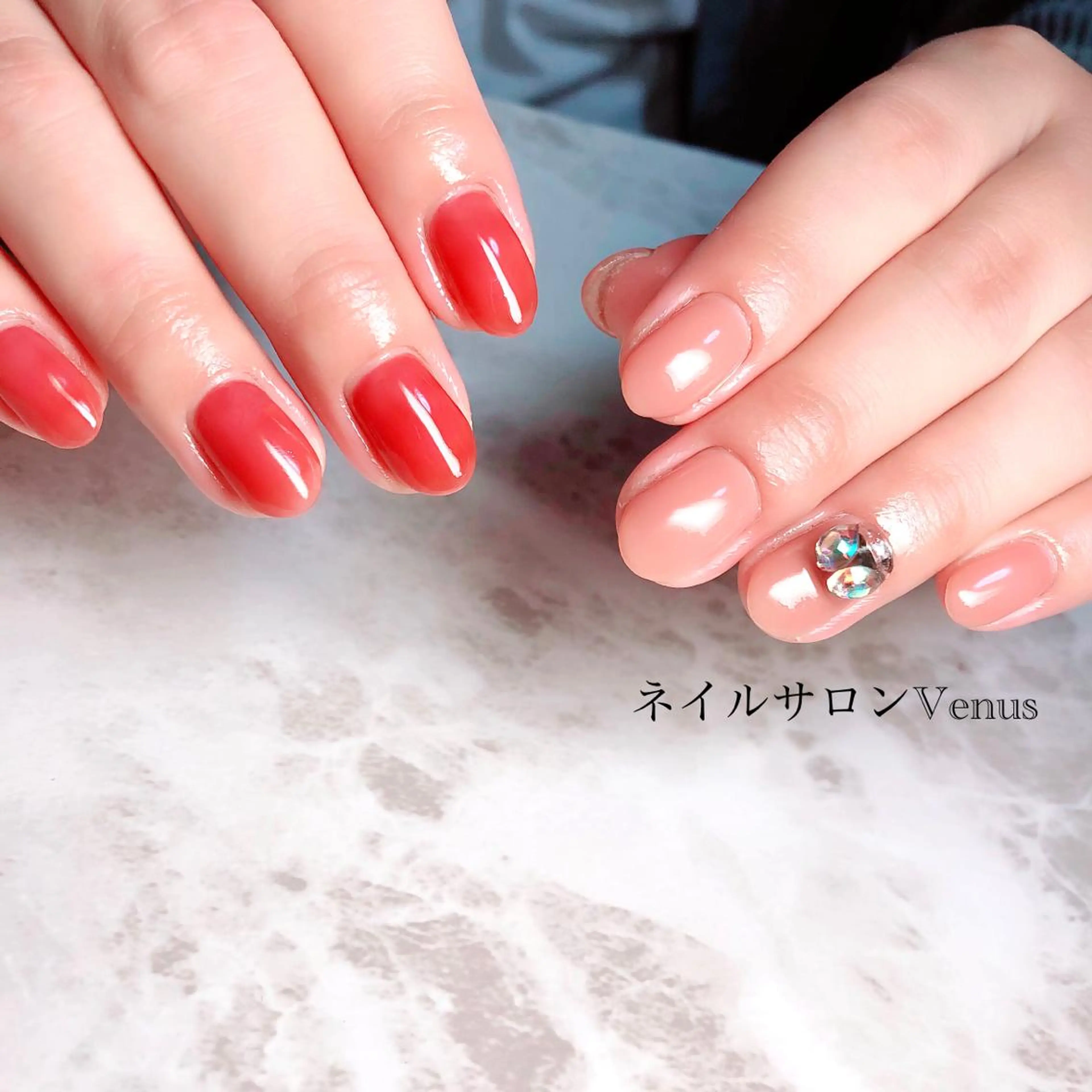 ネイル ワンカラーネイル ハンドネイル Nail salon Venusのネイルデザイン