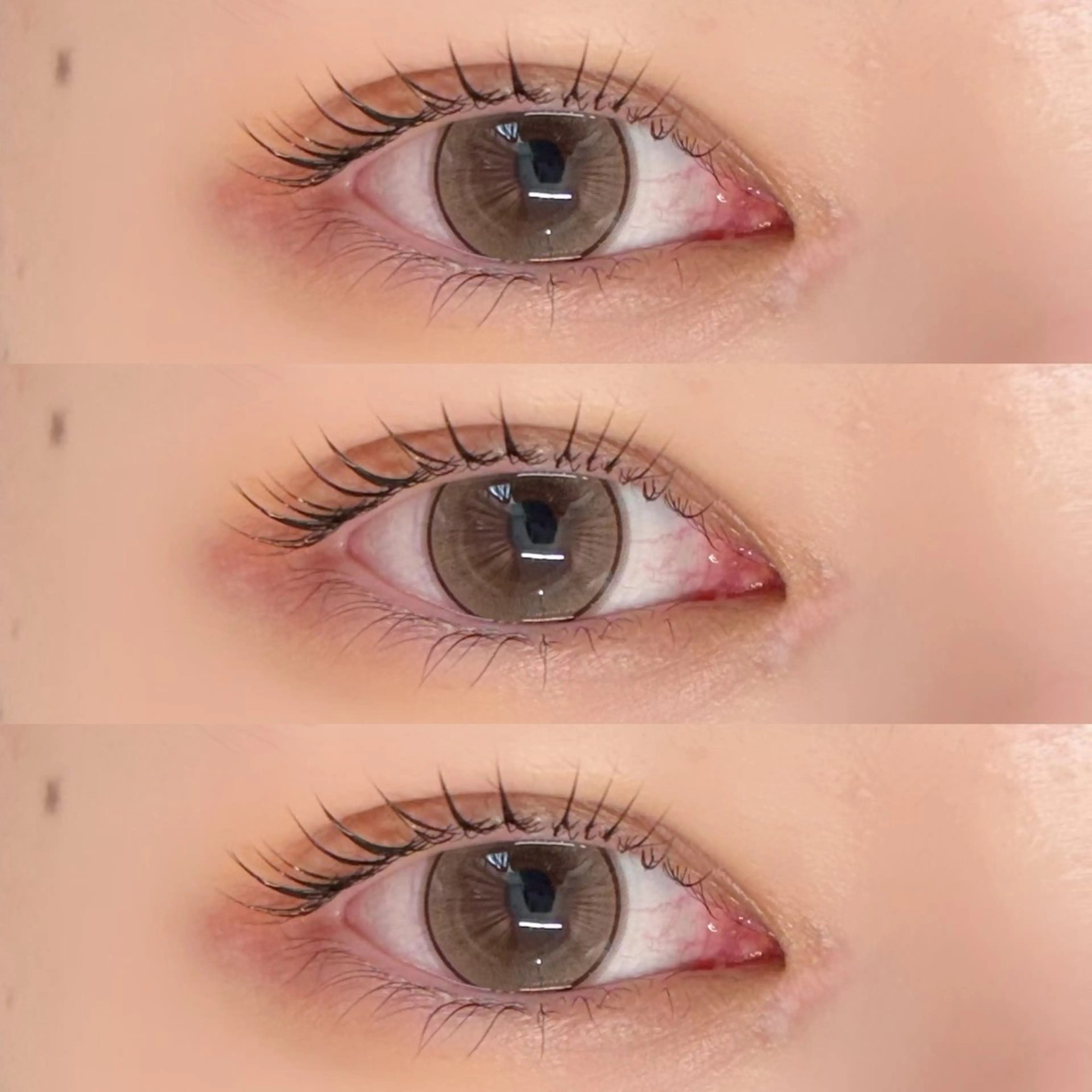 マツエク・マツパ 束感まつ毛 Cカール 下まつげエクステ 一重×まつ毛パーマ マツパ meg .のマツエク・マツパデザイン