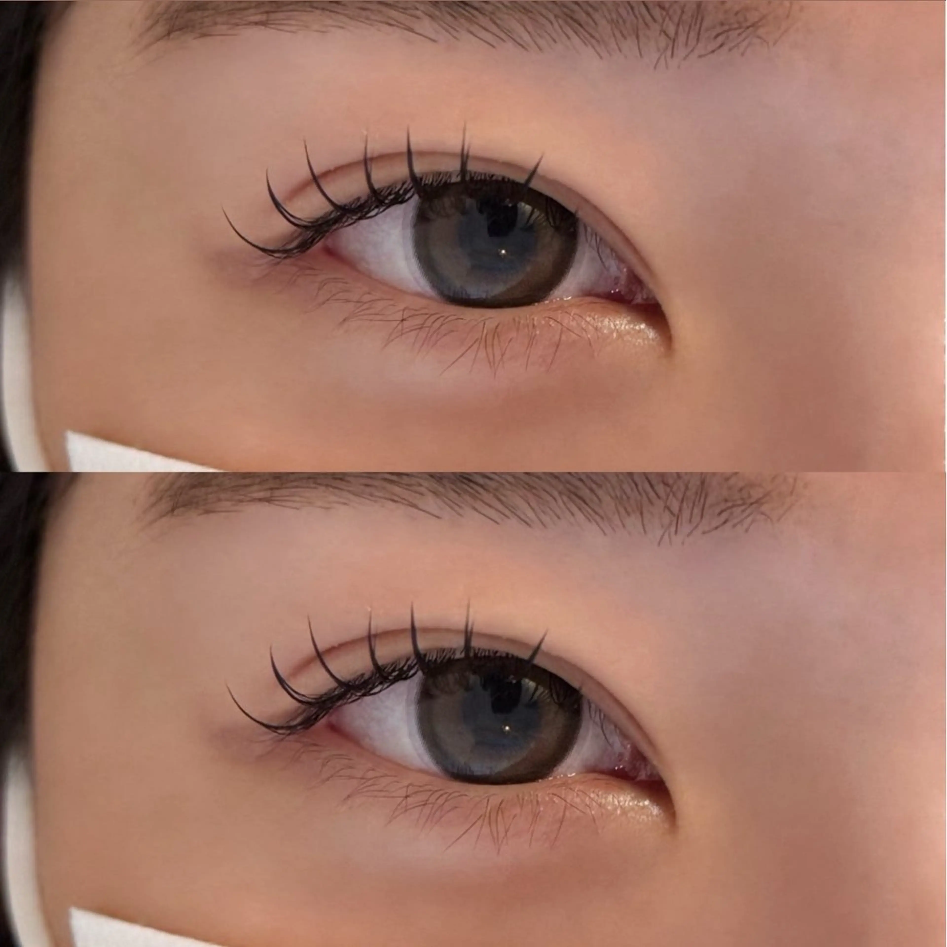 目元パッチリ✨まつげパーマ👀🩵の写真