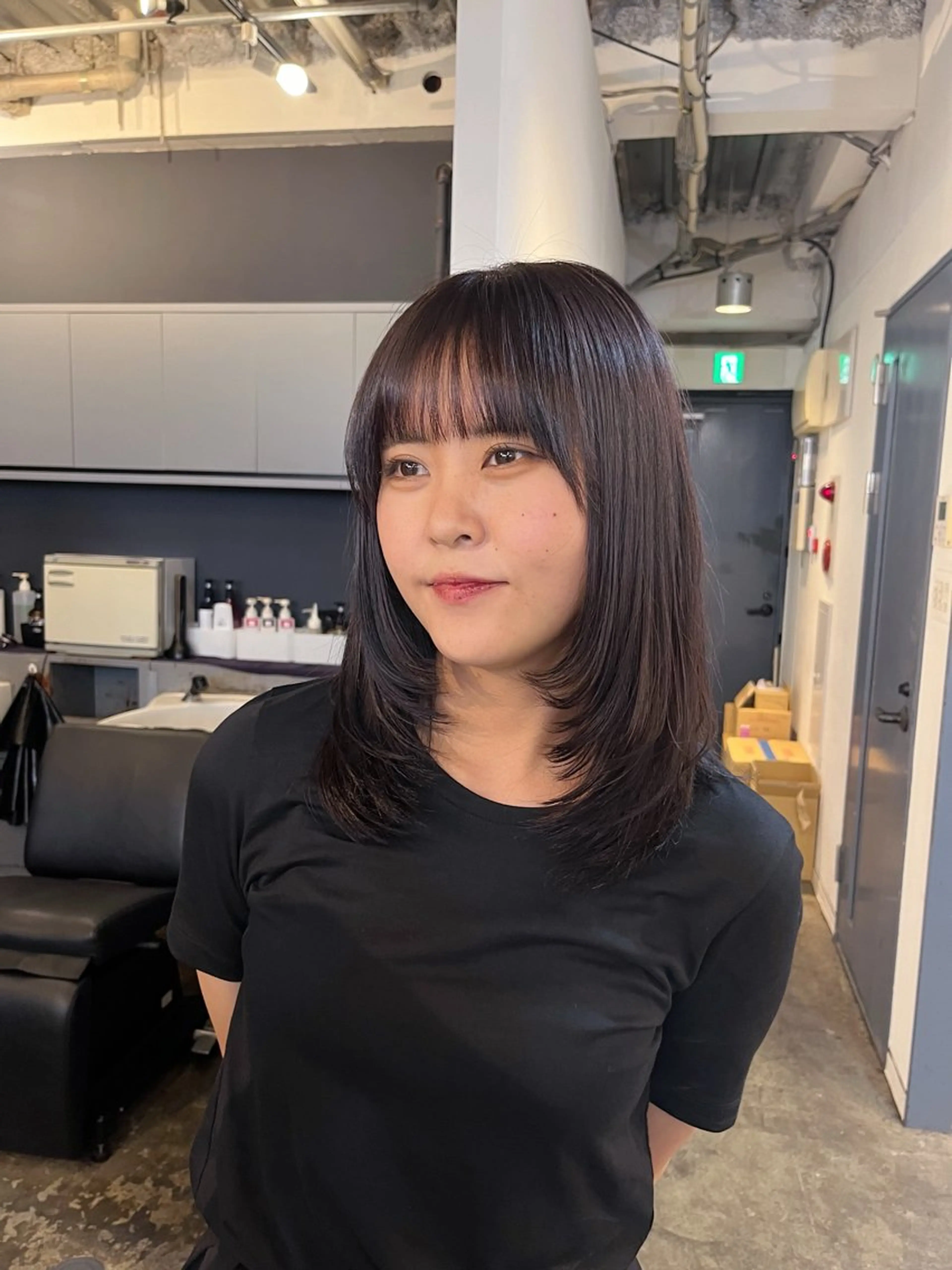 ミディアム カラー カット ヘアカラー トリートメント 🌛ダブルカラー 🌜SAYAKAのヘアスタイル