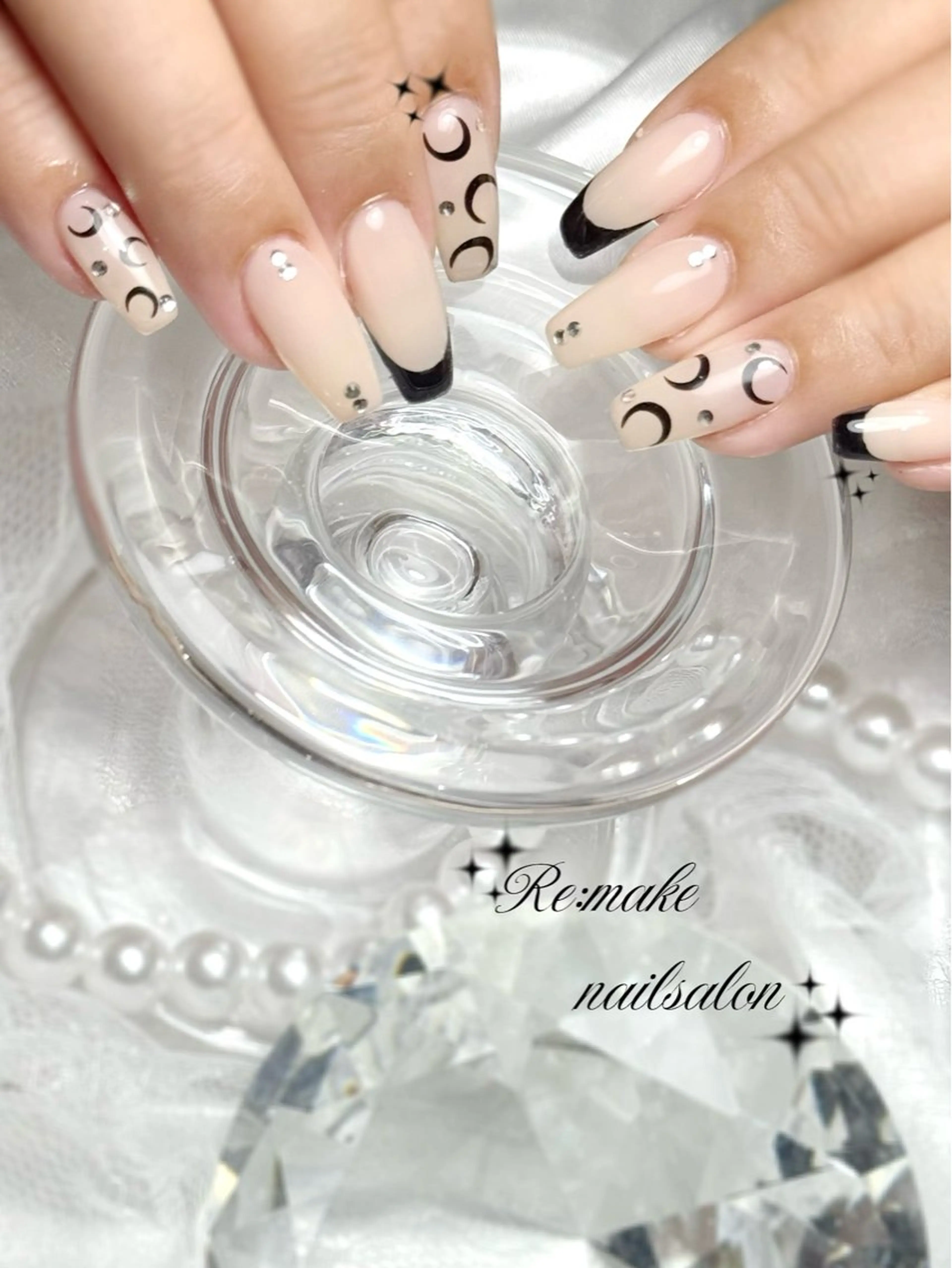 ネイル フレンチネイル ハンドネイル Suetake Shuriのネイルデザイン