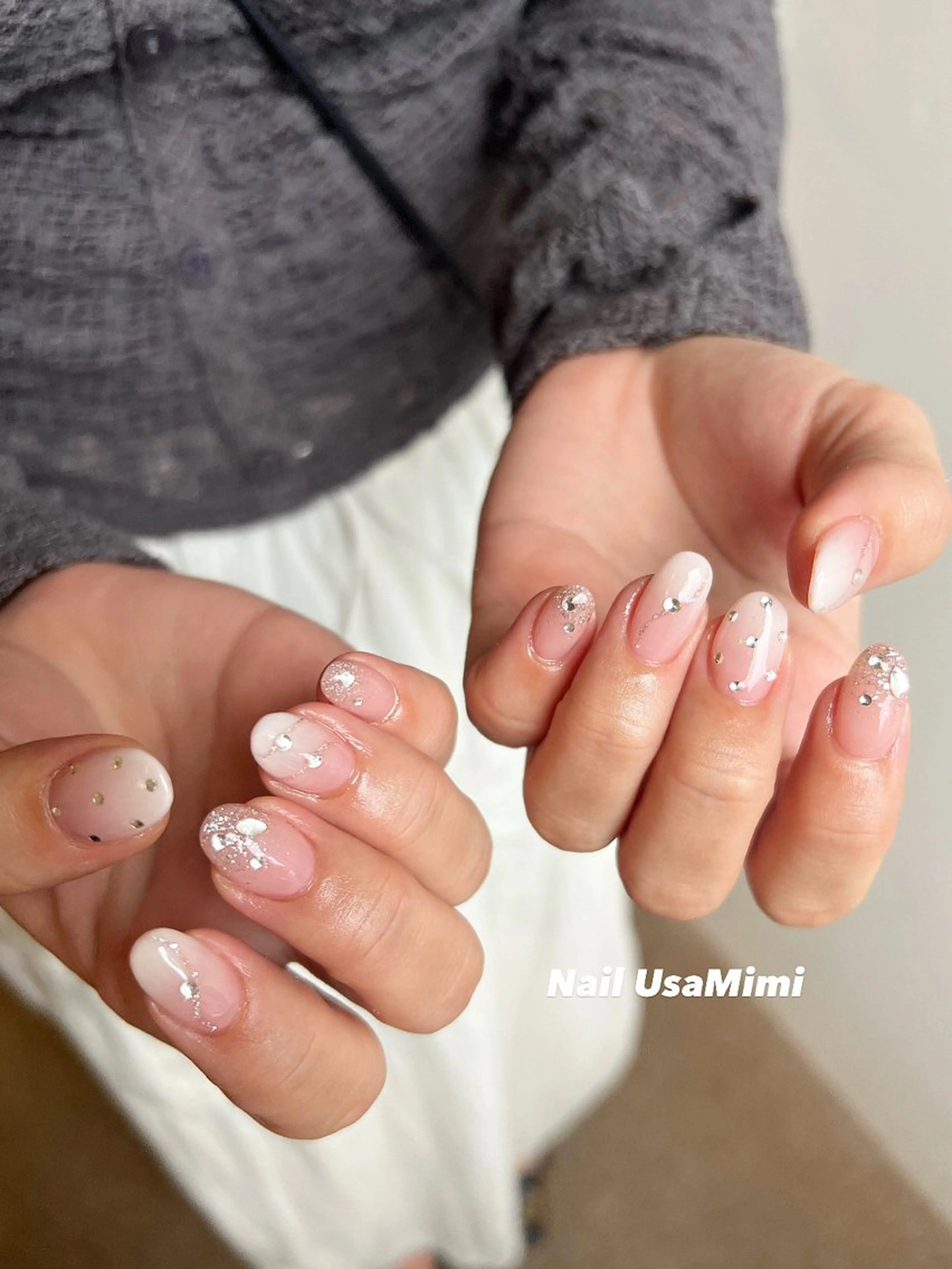 ネイル ハンドネイル 本町NailUsa Mimi RIKOのネイルデザイン